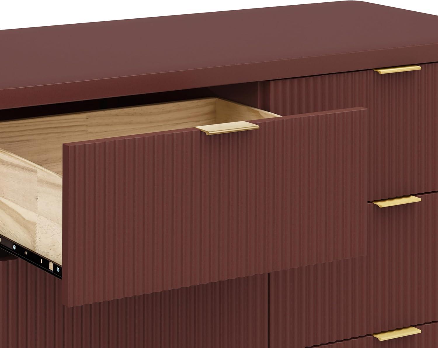 Brimsley Tambour 6 - Drawer Assembled Dresser