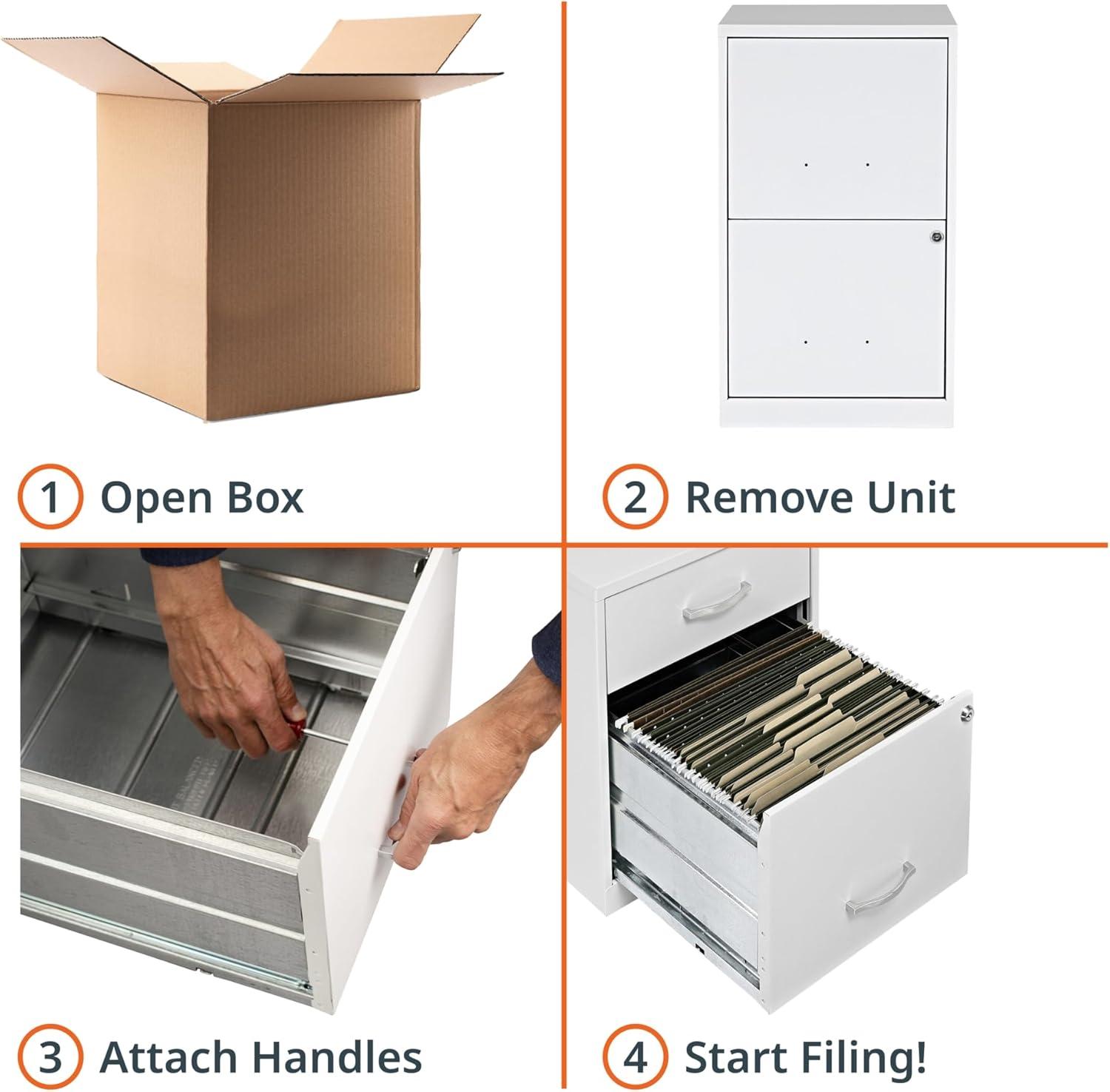 Lorell Soho 2-Drawer File Cabinet