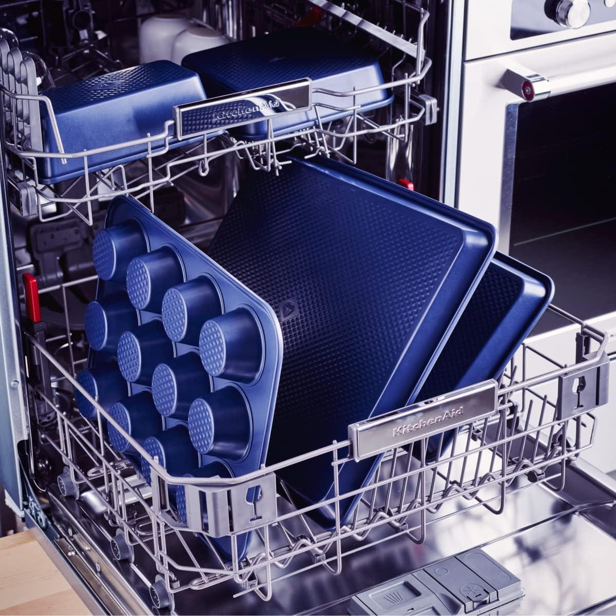 Blue Diamond Bakeware Diamond Infused Ceramic Nonstick, 13" x 9" Quarter Cookie Sheet Baking Pan, Dishwasher and Freezer Safe, PFAS-Free, Blue
