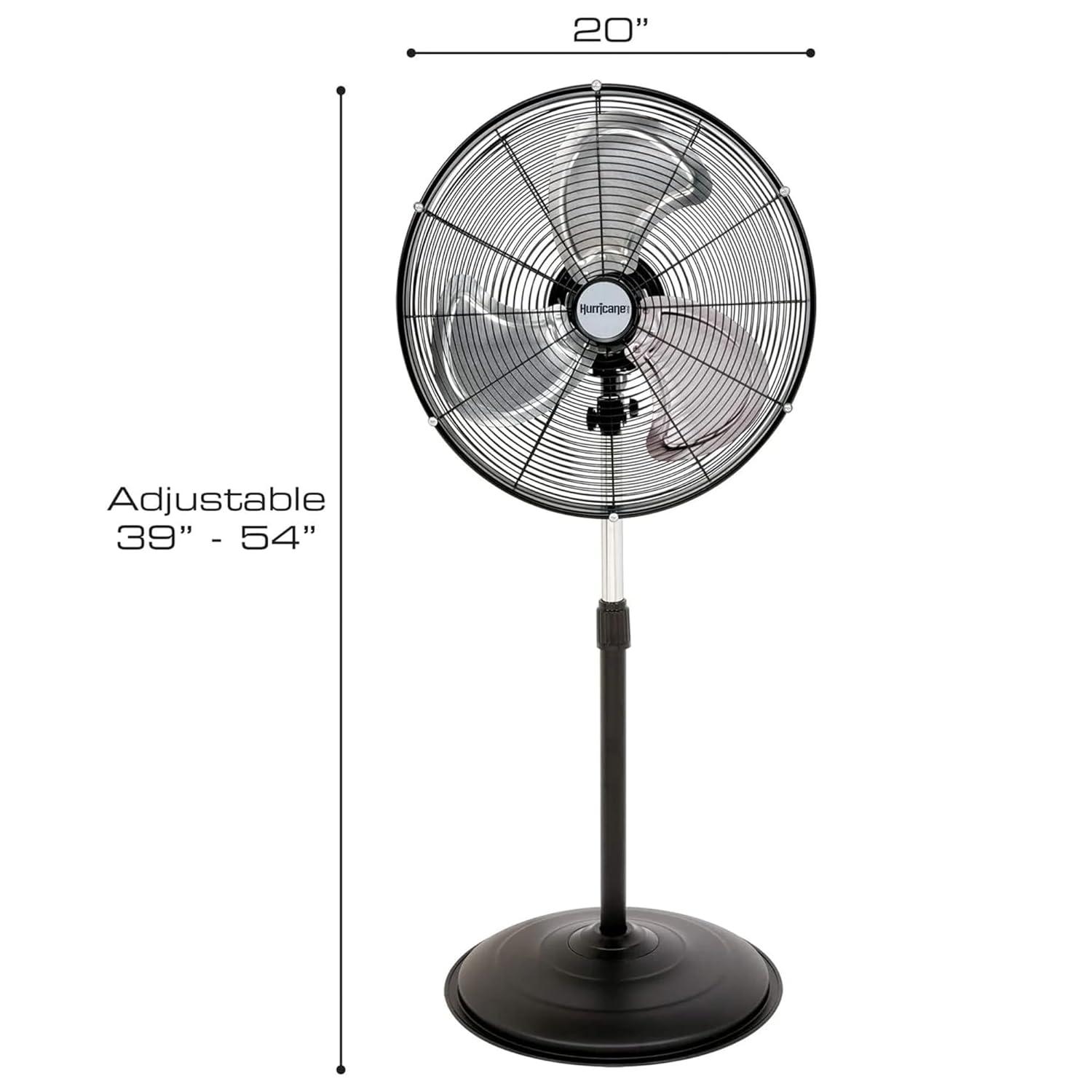 Hurricane Hurricane Pro 3 Adjustable Speed High Velocity Metal Box Fan