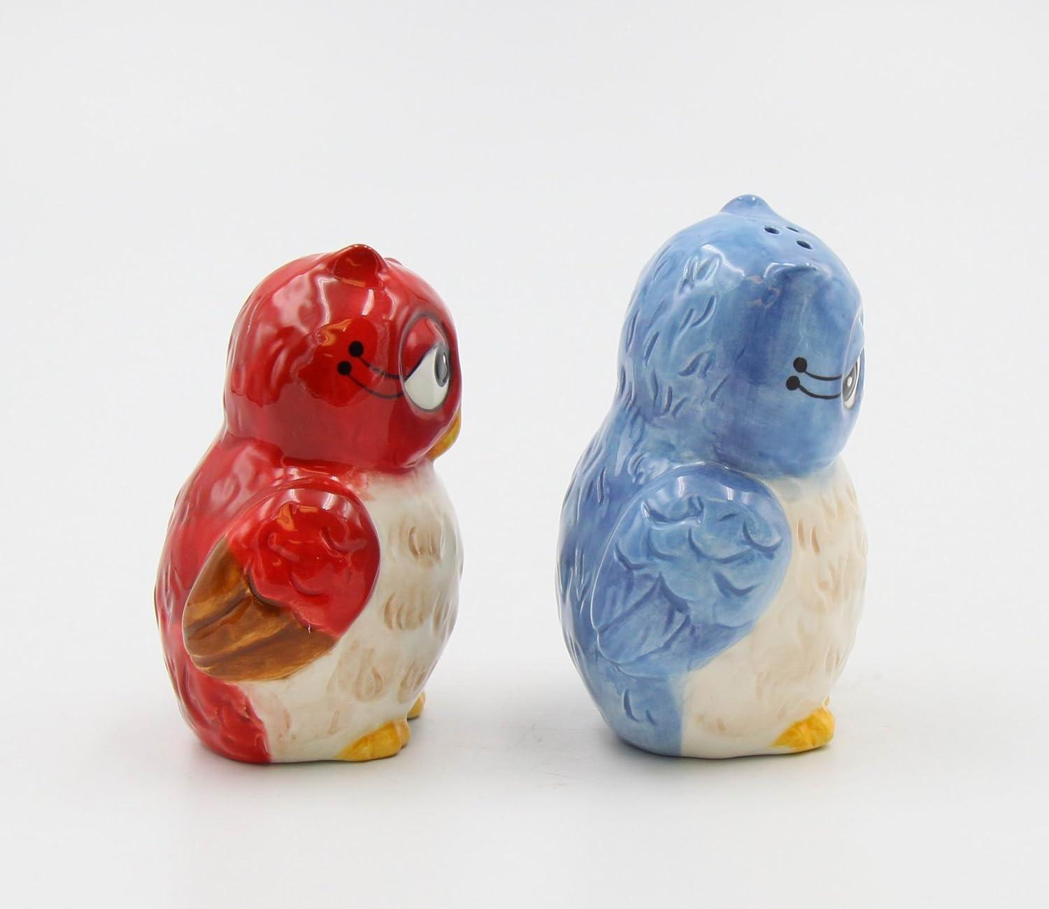 Cosmos Gifts Couple Owls Salt and Pepper Set