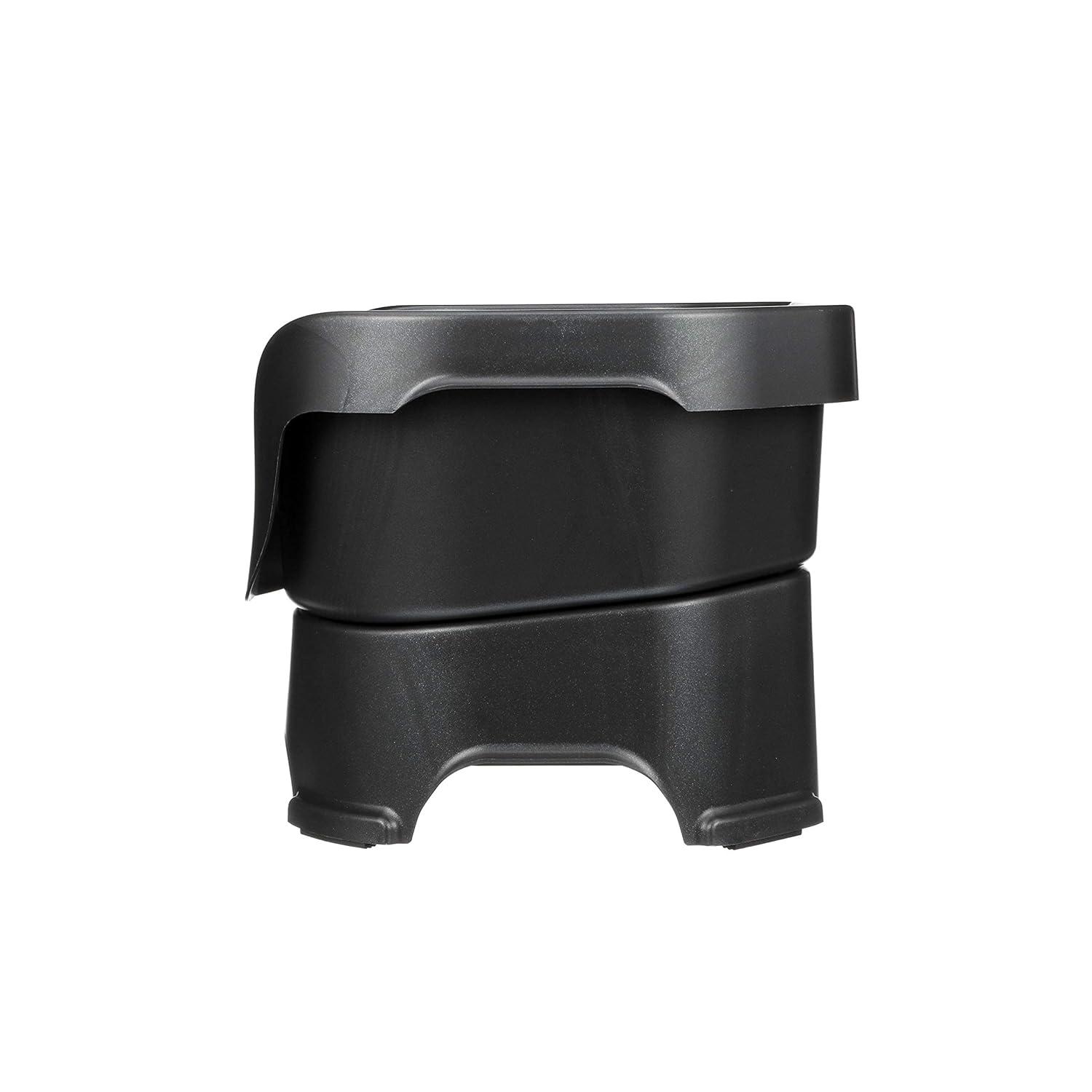 Neater Pets Neater Feeder Deluxe Mess-Proof Elevated Food & Water Bowls for Medium Dogs, Black