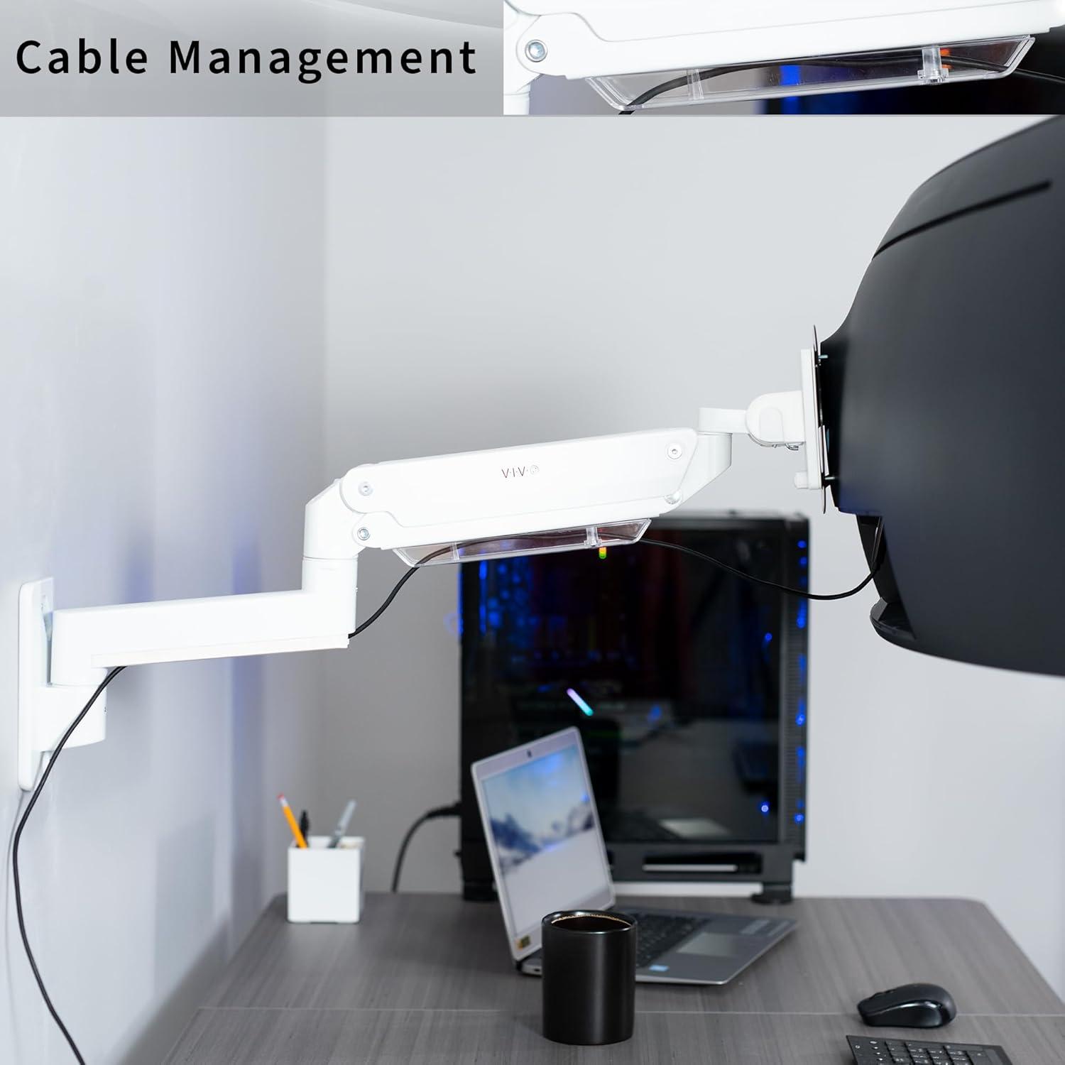 Vivo Wall Mount with Shelving, Holds up to 44 lbs