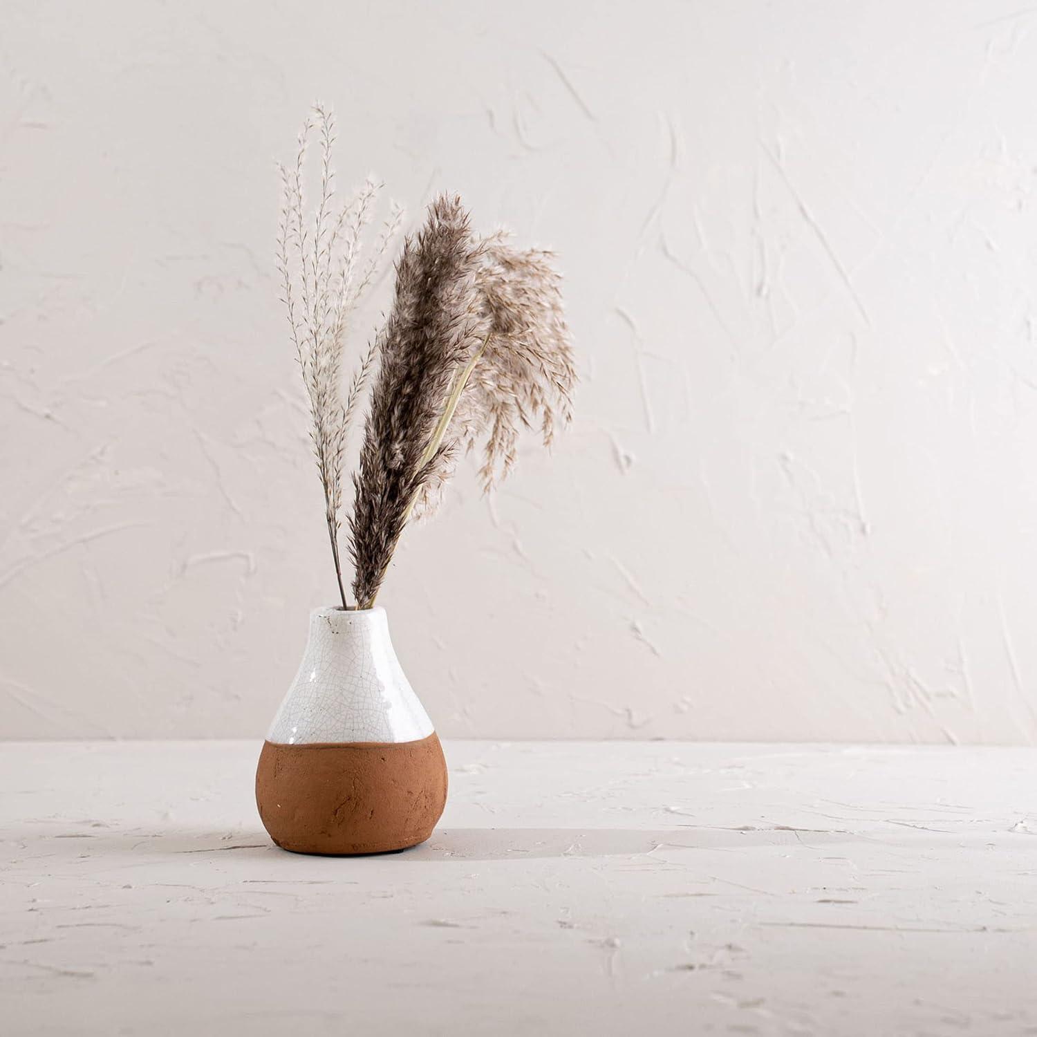 Terracotta Dipped Terracotta Bud Vase by Foreside Home & Garden
