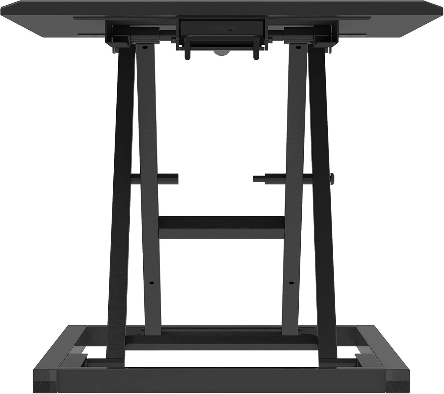 Stand Up Desk Store AirRise Adjustable Height Standing Desk Converter Monitor Stand (Black, 29")