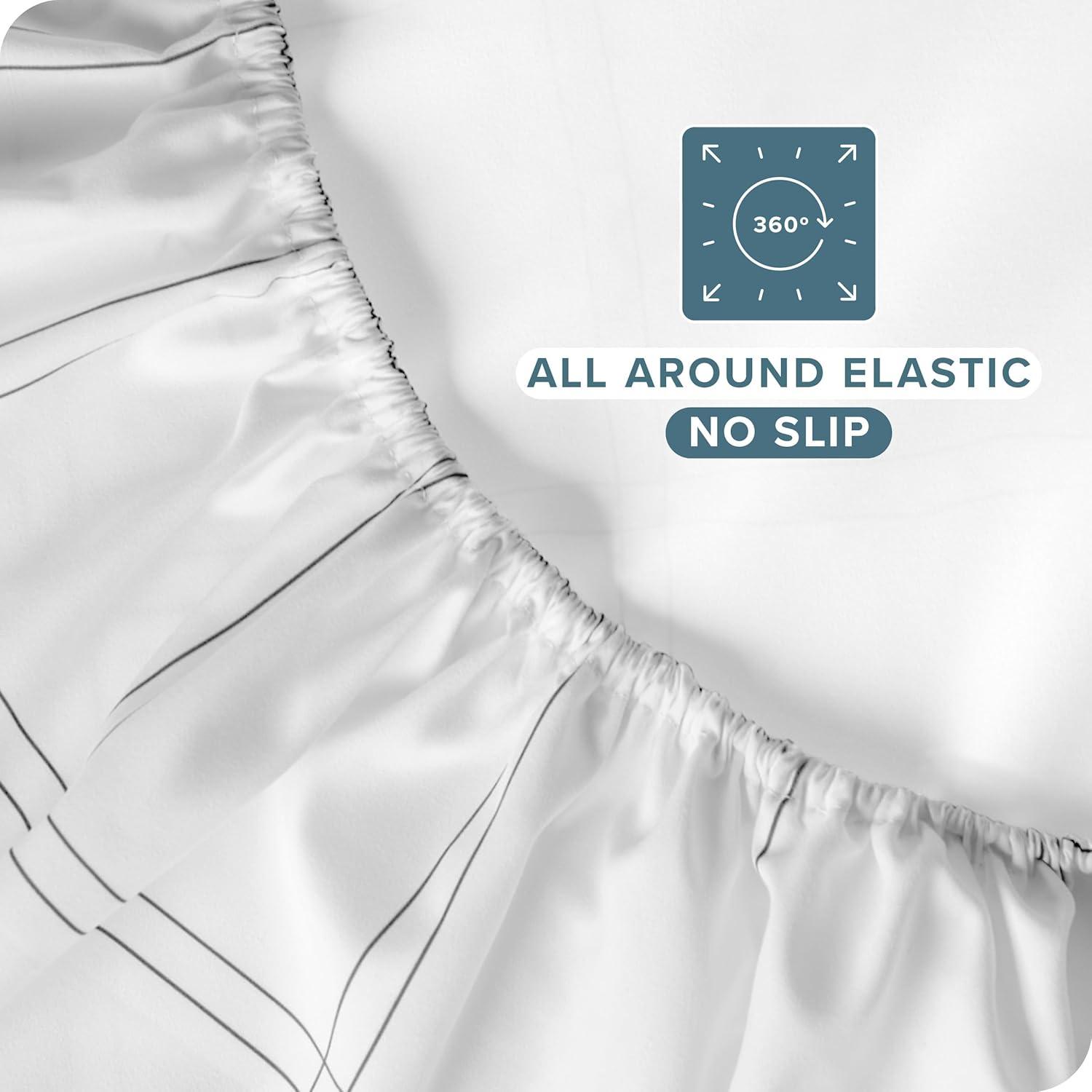 Bare Home Microfiber Fitted Sheet