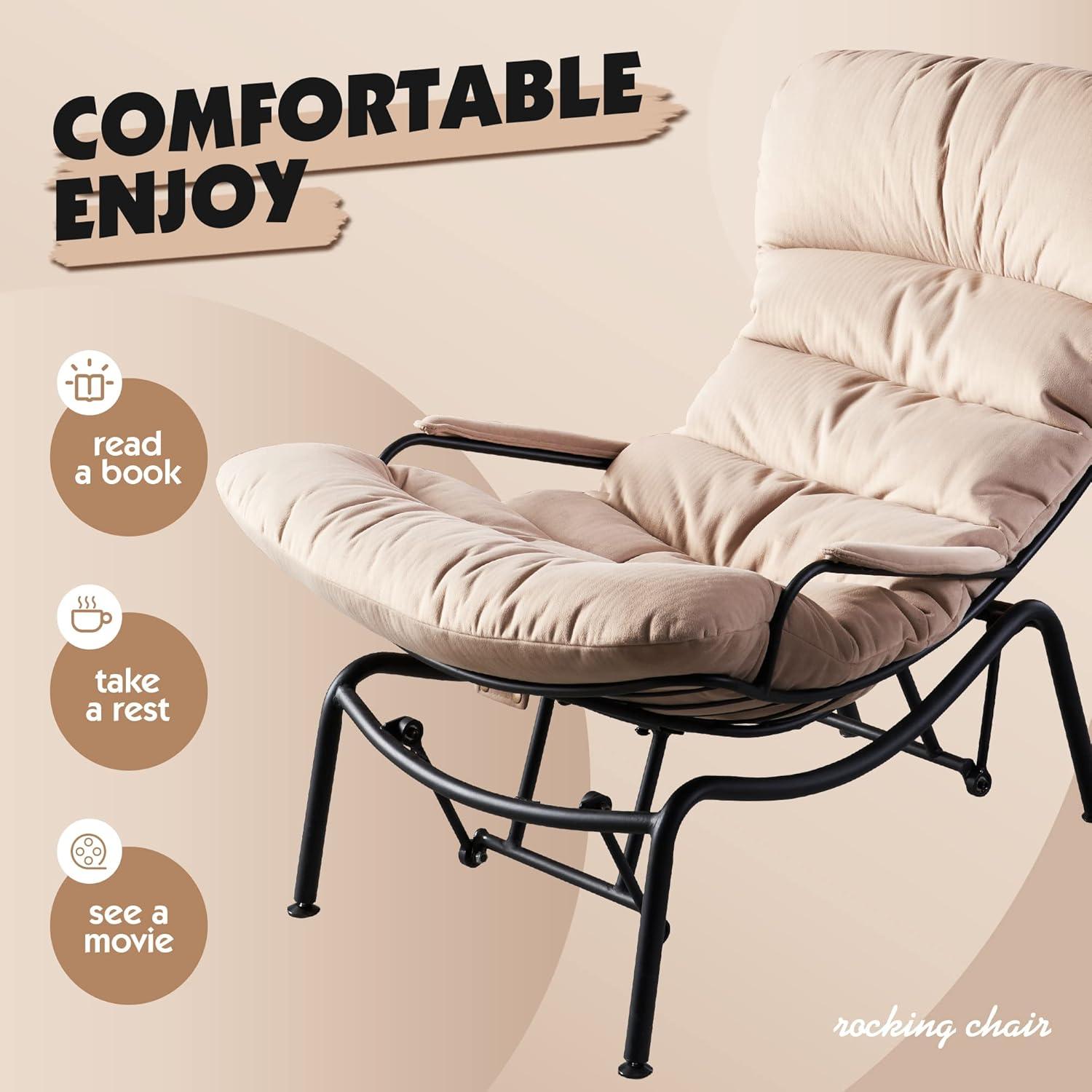 Wade Logan® Brevick Upholstered Accent Chair with Ottoman