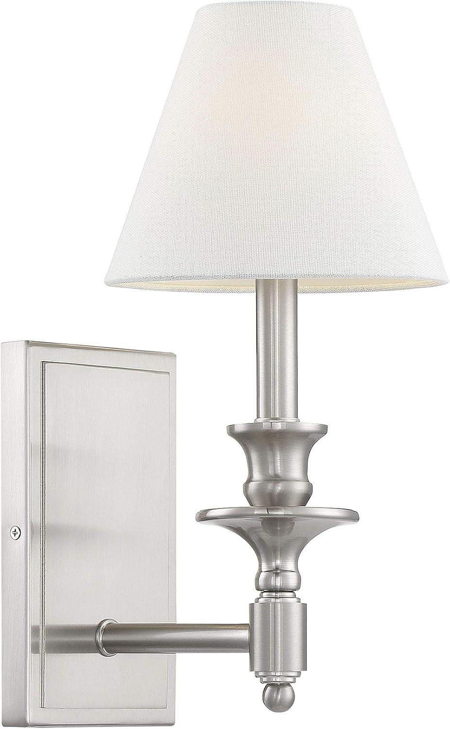 Savoy House Washburn 1 - Light Wall Light in  Satin Nickel