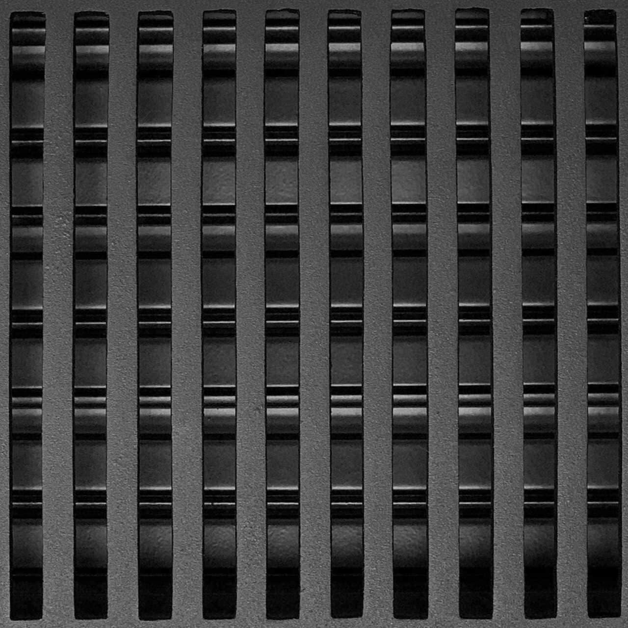 Madelyn Carter Black Contemporary Floor Register and Wall Register