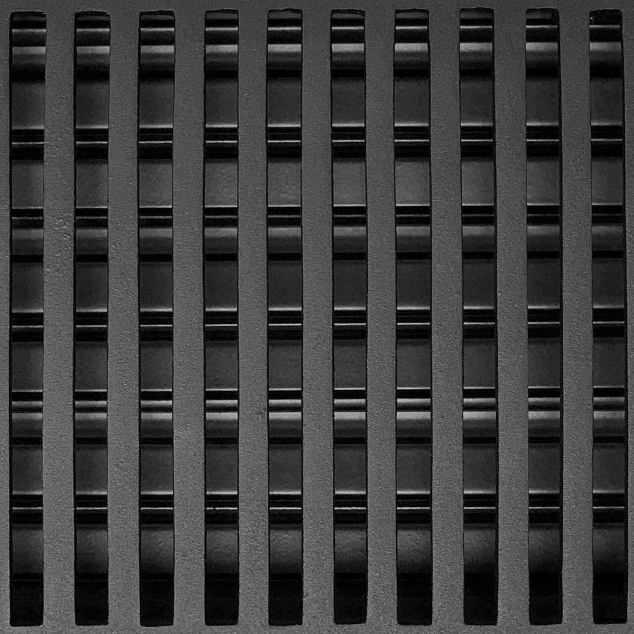 Madelyn Carter Black Contemporary Floor Register and Wall Register