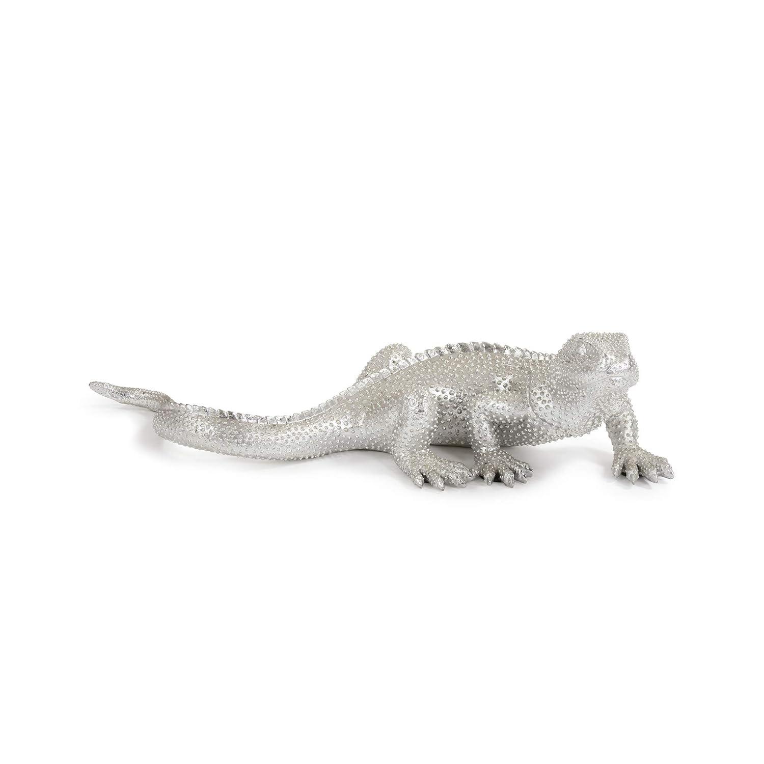 Elizabeth Austin Bright Nickel Plated Lizard