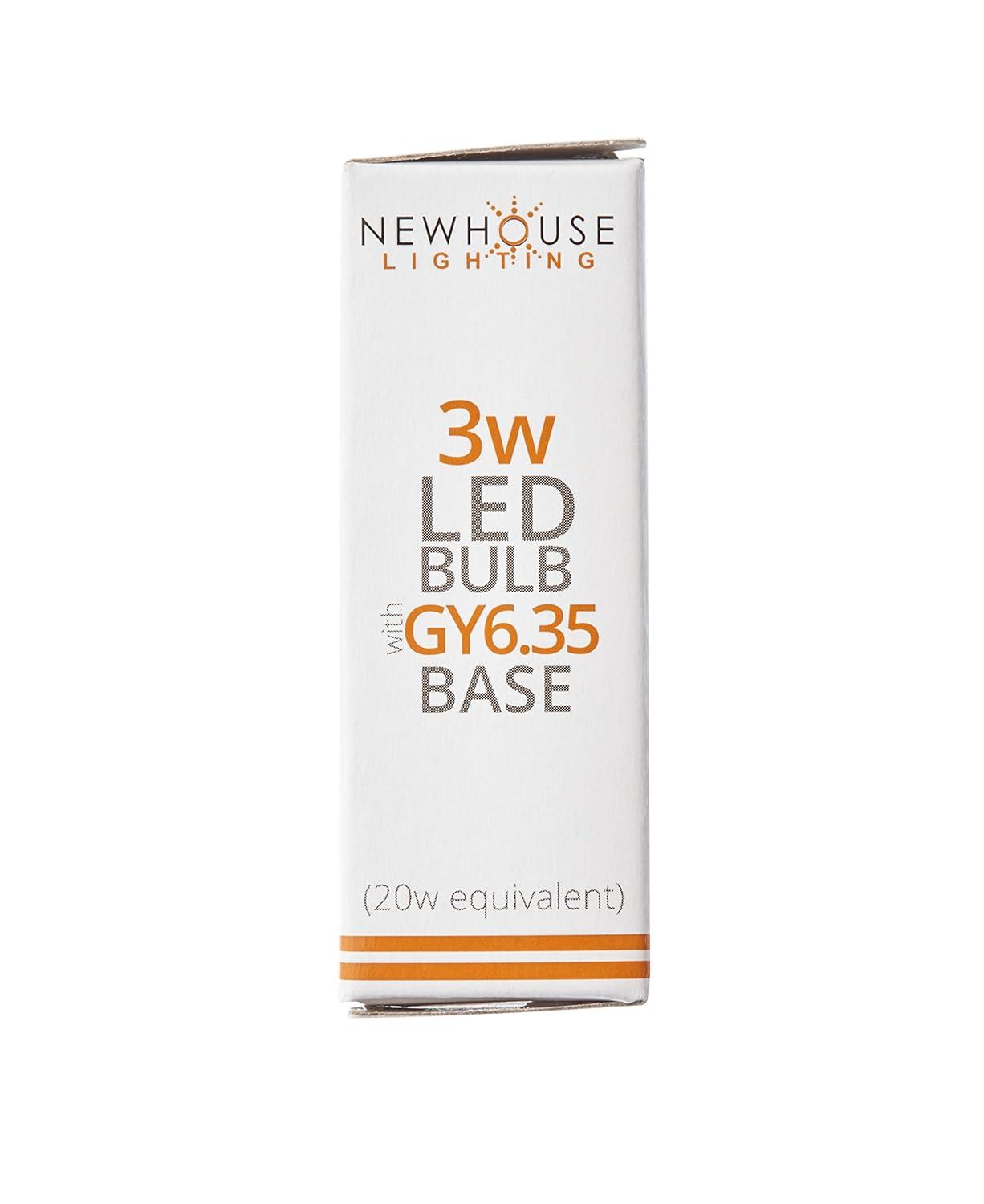 Newhouse Lighting 20 Watt Equivalent T4 GY6.35/Bi-pin 3000K LED Bulb (Set of 4) GY6-2320-4