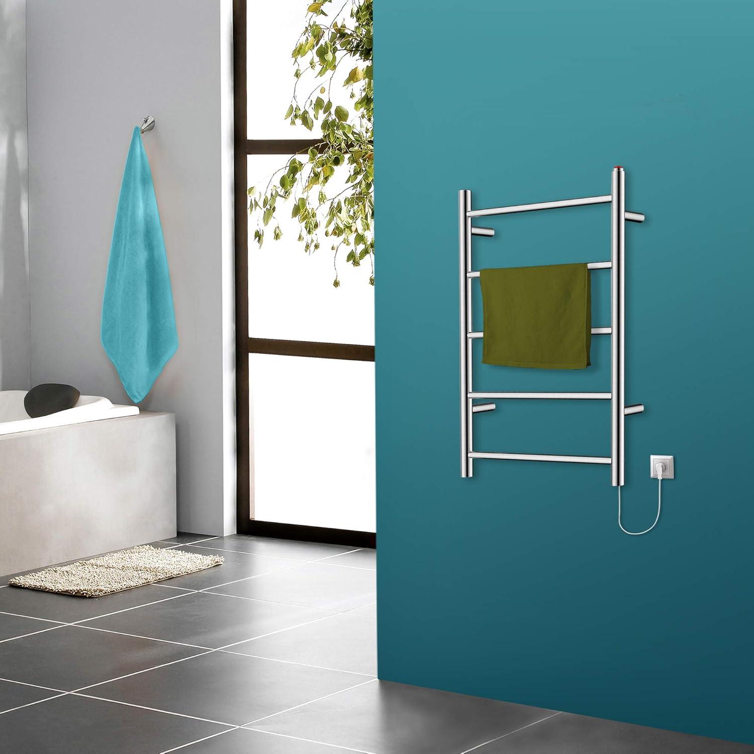 Kingston Brass Templeton Freestanding or Wall Mount Hardwired/Plug-In Electric Towel Warmer