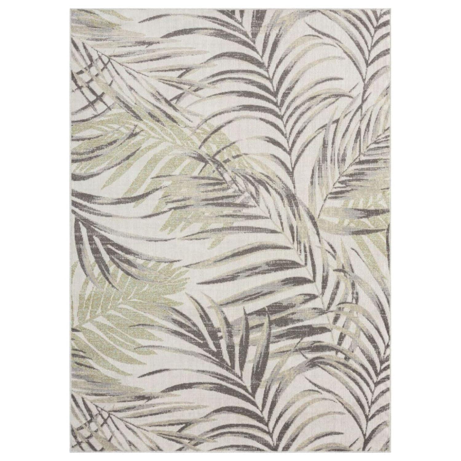 Tommy Bahama Malibu Palm Springs Coastal Indoor/Outdoor Area Rug, Ivory/Green