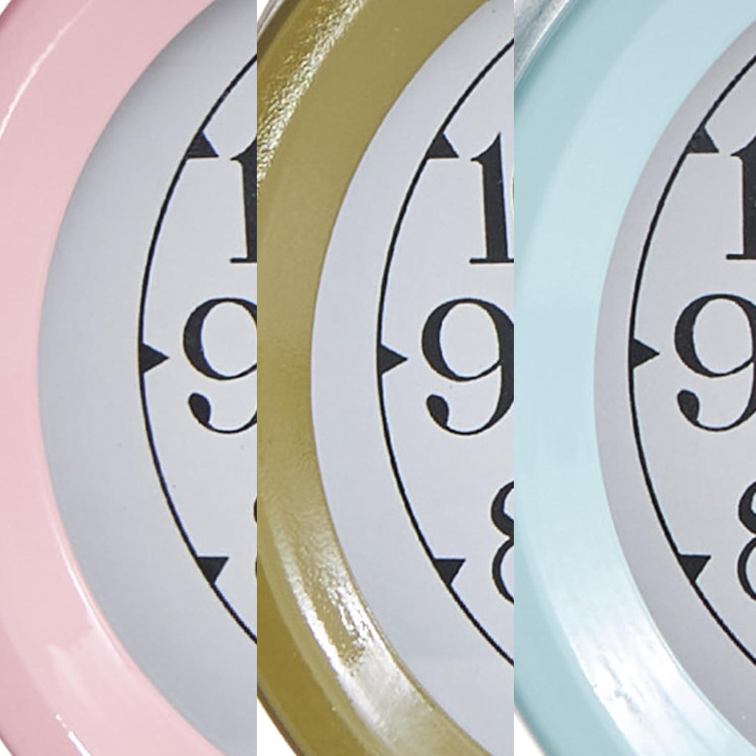 Lailah Metal Clock With Arched Stands (Set of 3)