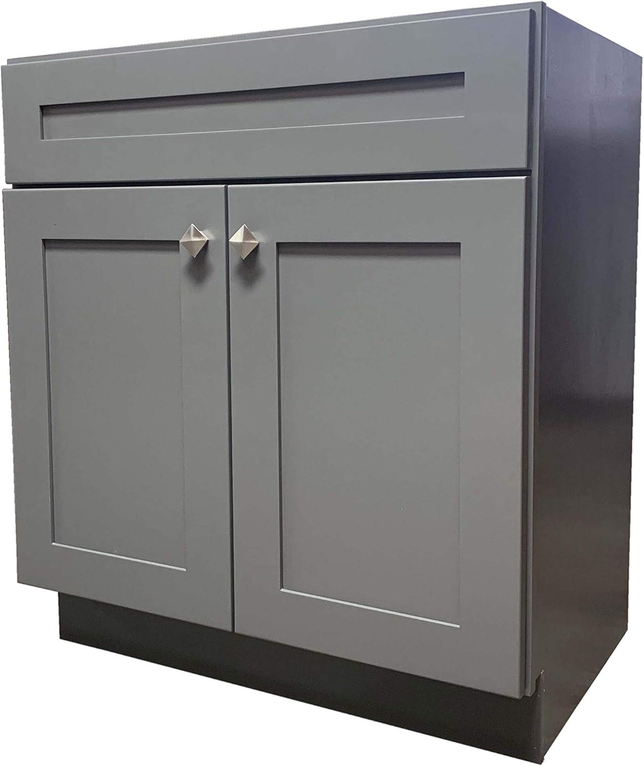 Niturra 36'' Single Bathroom Vanity Base Only in Gray