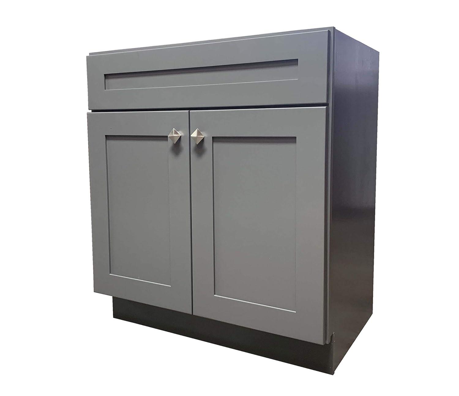 Niturra 36'' Single Bathroom Vanity Base Only in Gray