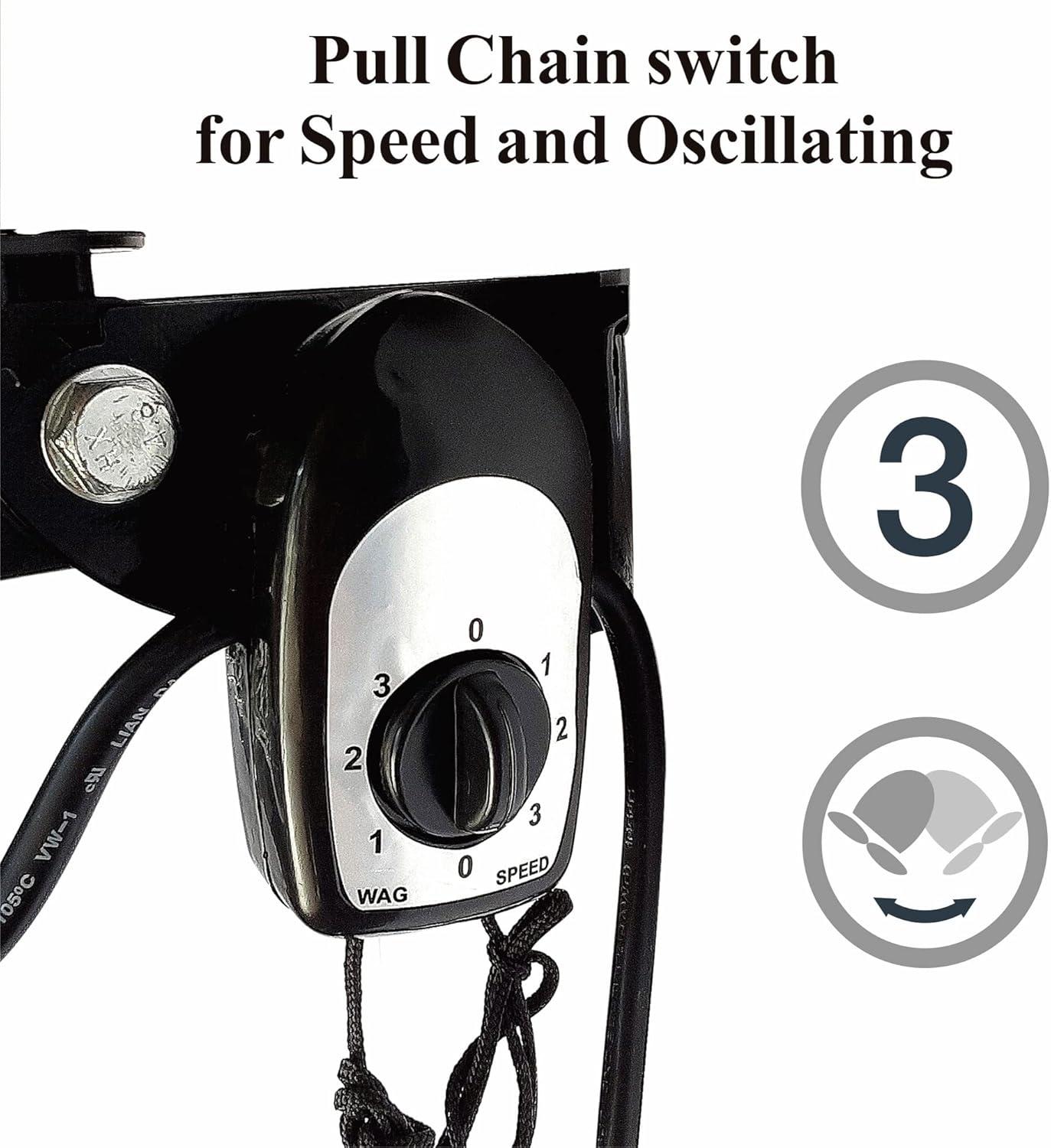 Optimus F-4187 18" Industrial Grade High Velocity Oscillating Wall Fan 18" Industrial Grade Oscillating Wall Fan