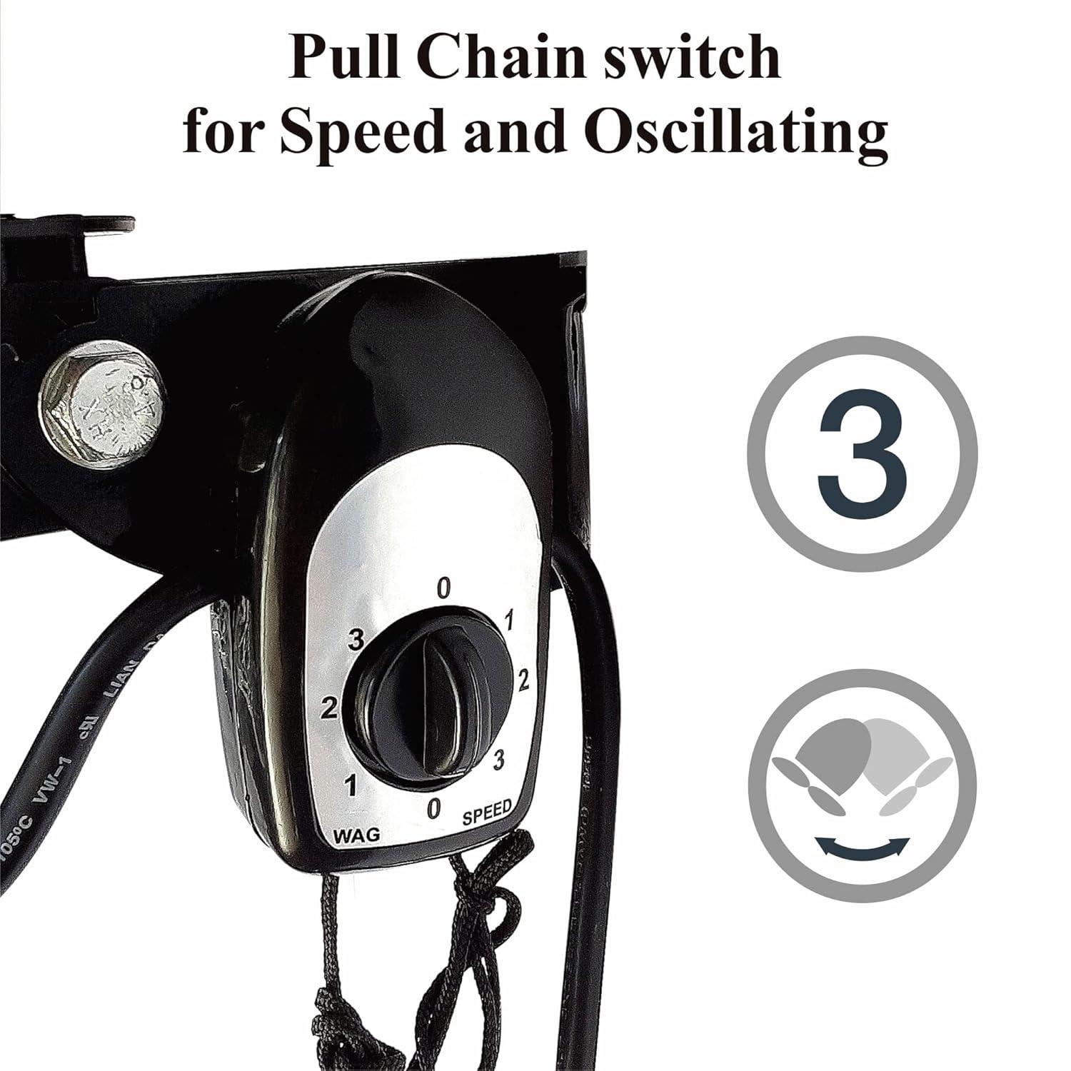 Optimus F-4187 18" Industrial Grade High Velocity Oscillating Wall Fan 18" Industrial Grade Oscillating Wall Fan