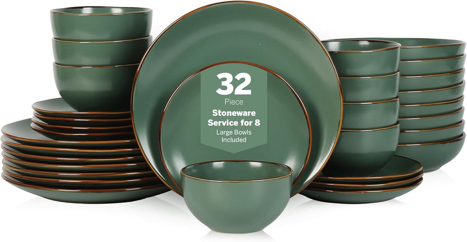 Brasa 32-Piece Dinnerware Set Stoneware