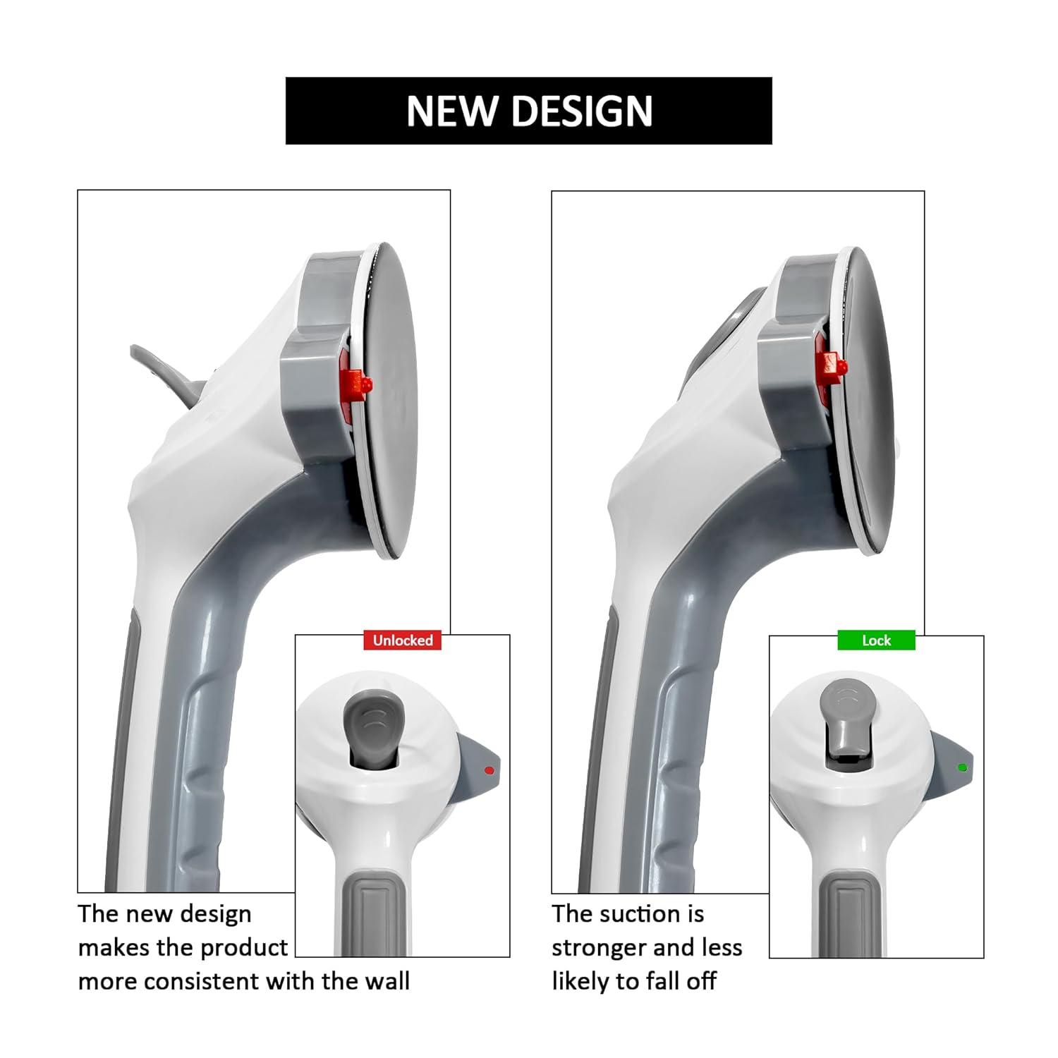 Grab Bars for Bathtubs and Showers, 2 Pack 16.8 Inch Shower Handles, Strong Suction Grab Bar for Shower, Anti-Slip Shower Grab Bars for Seniors, Bathroom Handicap Grab Bars with Indicators