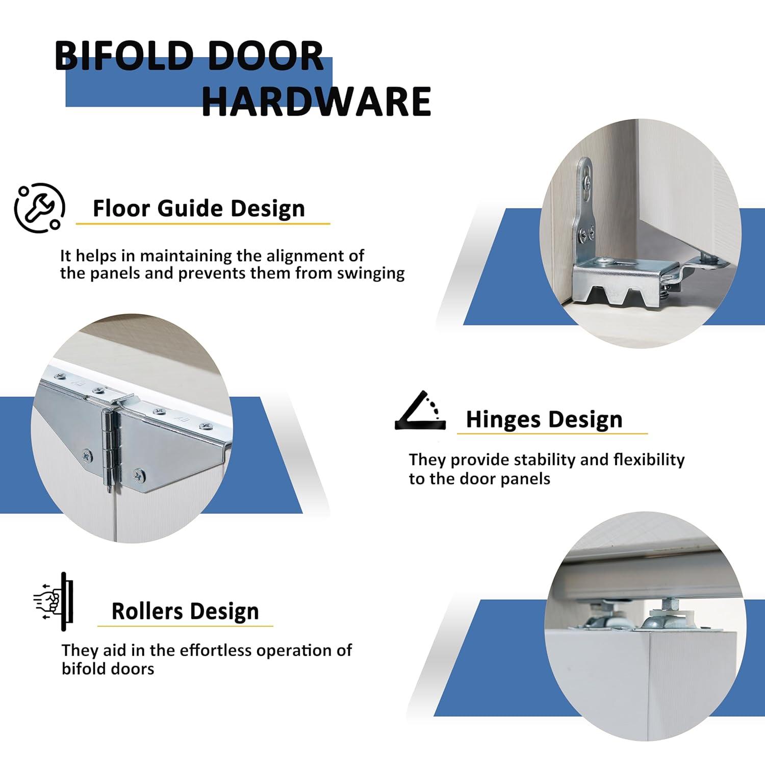 Kimberly Bay Louvered Wood Bi-Fold Door
