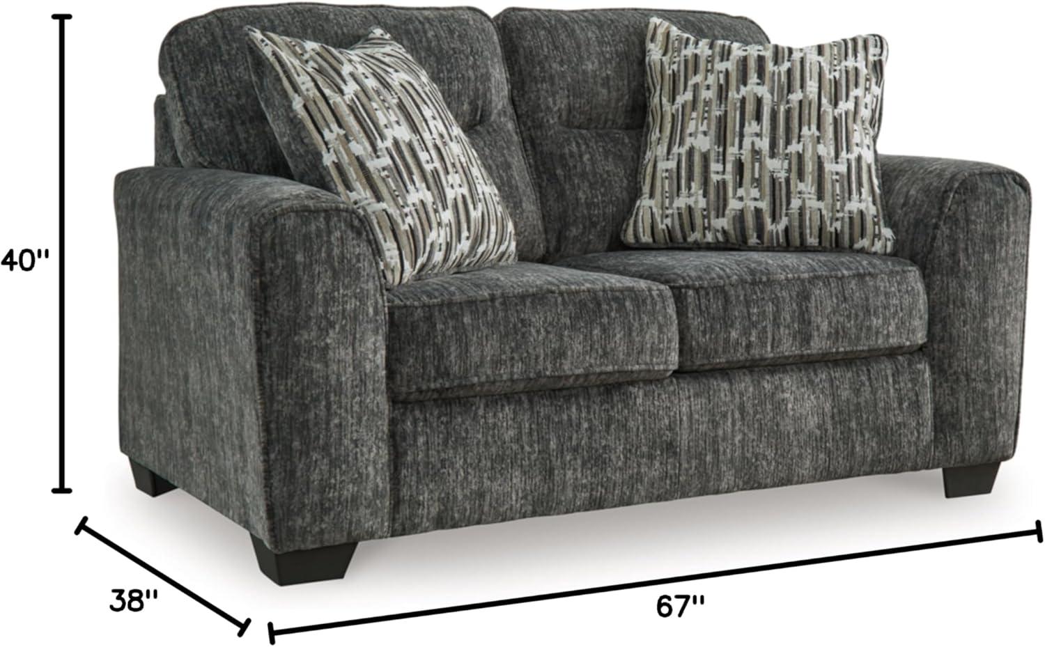 67'' Square Arm Loveseat