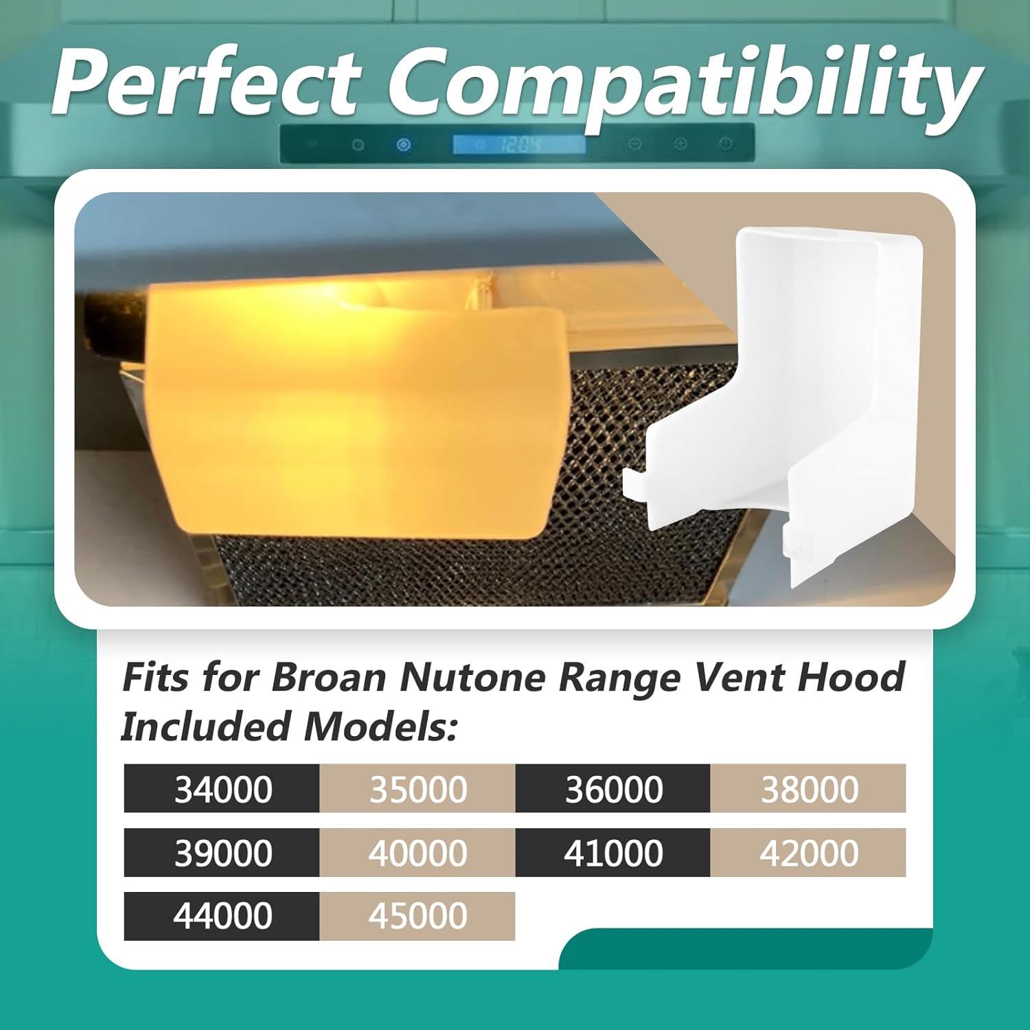 WeiLaiKeQi 99110437 Range Hood Light Lens Cover Lightweight Easy to Install Replacement