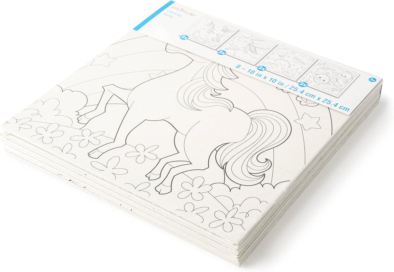 Pre-Printed Canvas Panels By Creatology™ - 8 Pack