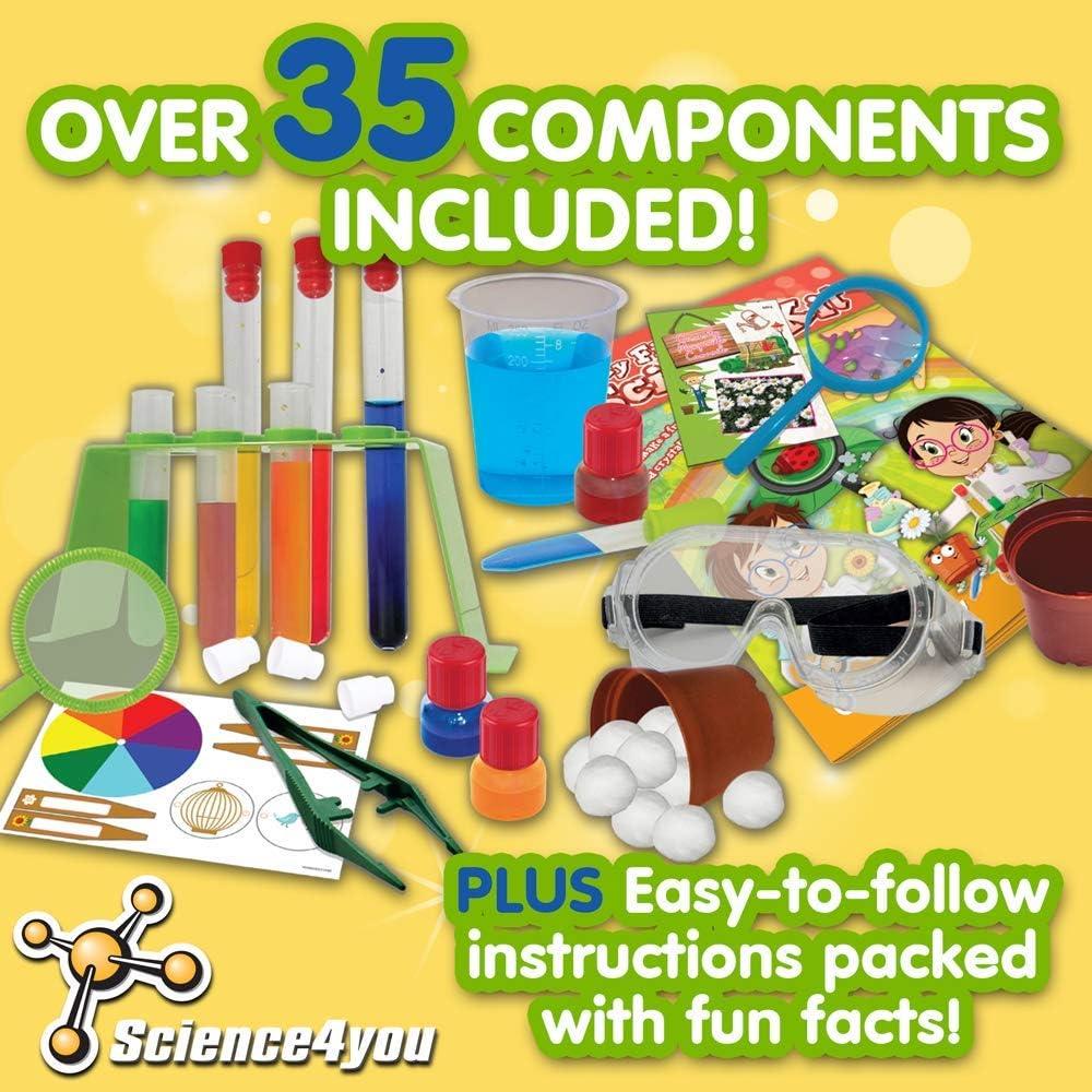PlayMonster Science4you Science Kit with Lab Tools, Multicolor, 26 Count