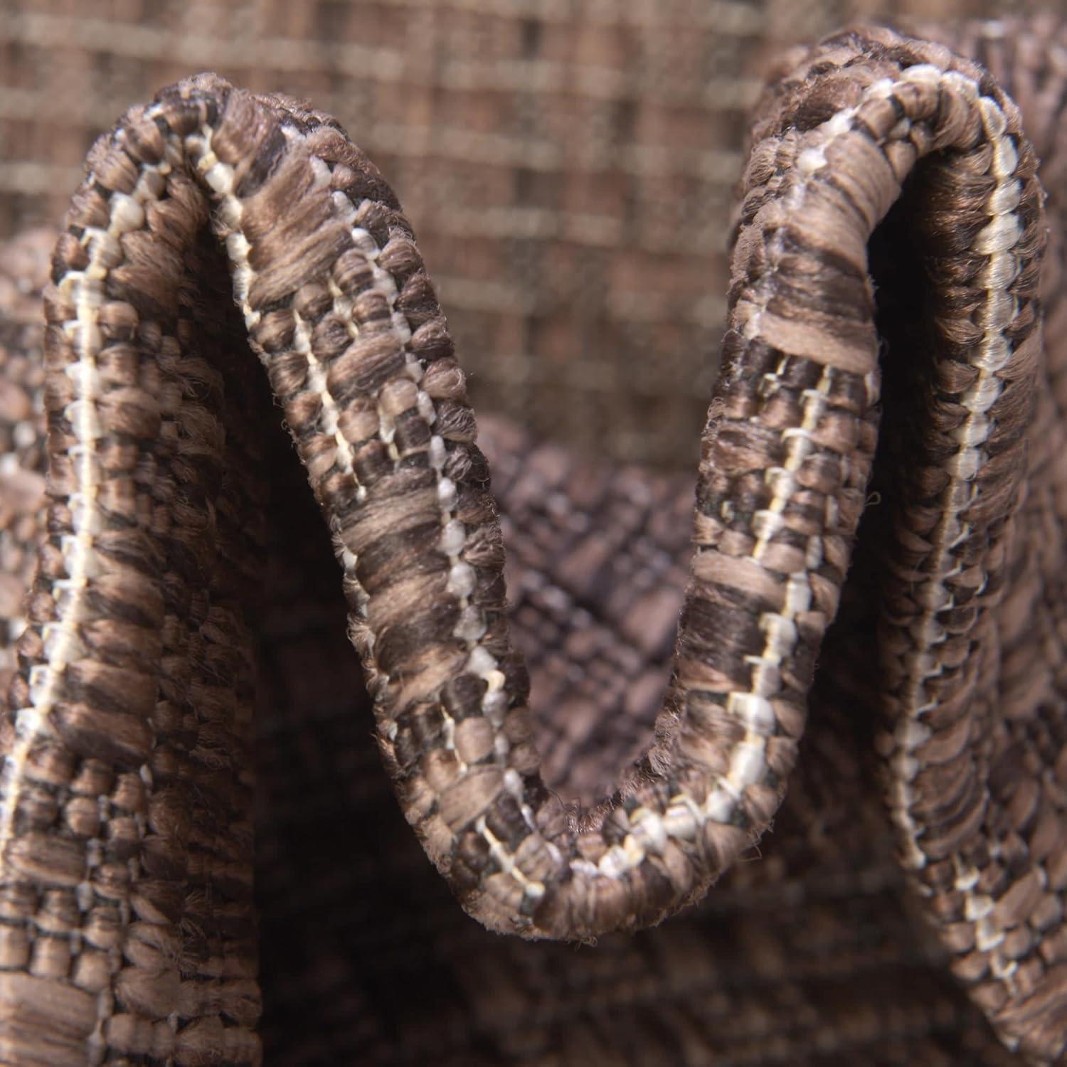 Unique Loom 9' 0 x 12' 0 Rectangle Indoor/Outdoor Border Brown Area Rug