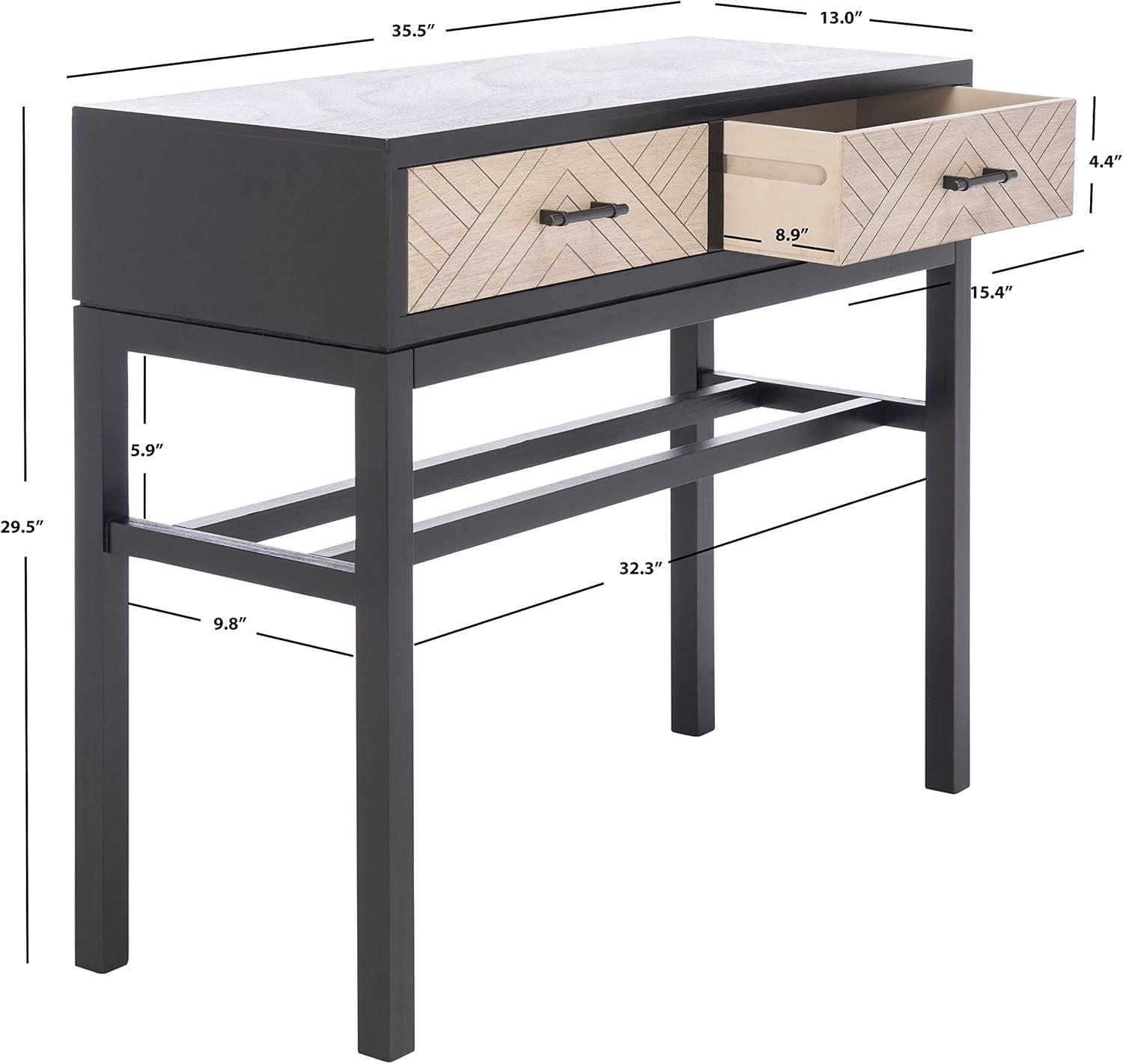 Ajana 2 Drawer Console Table  - Safavieh