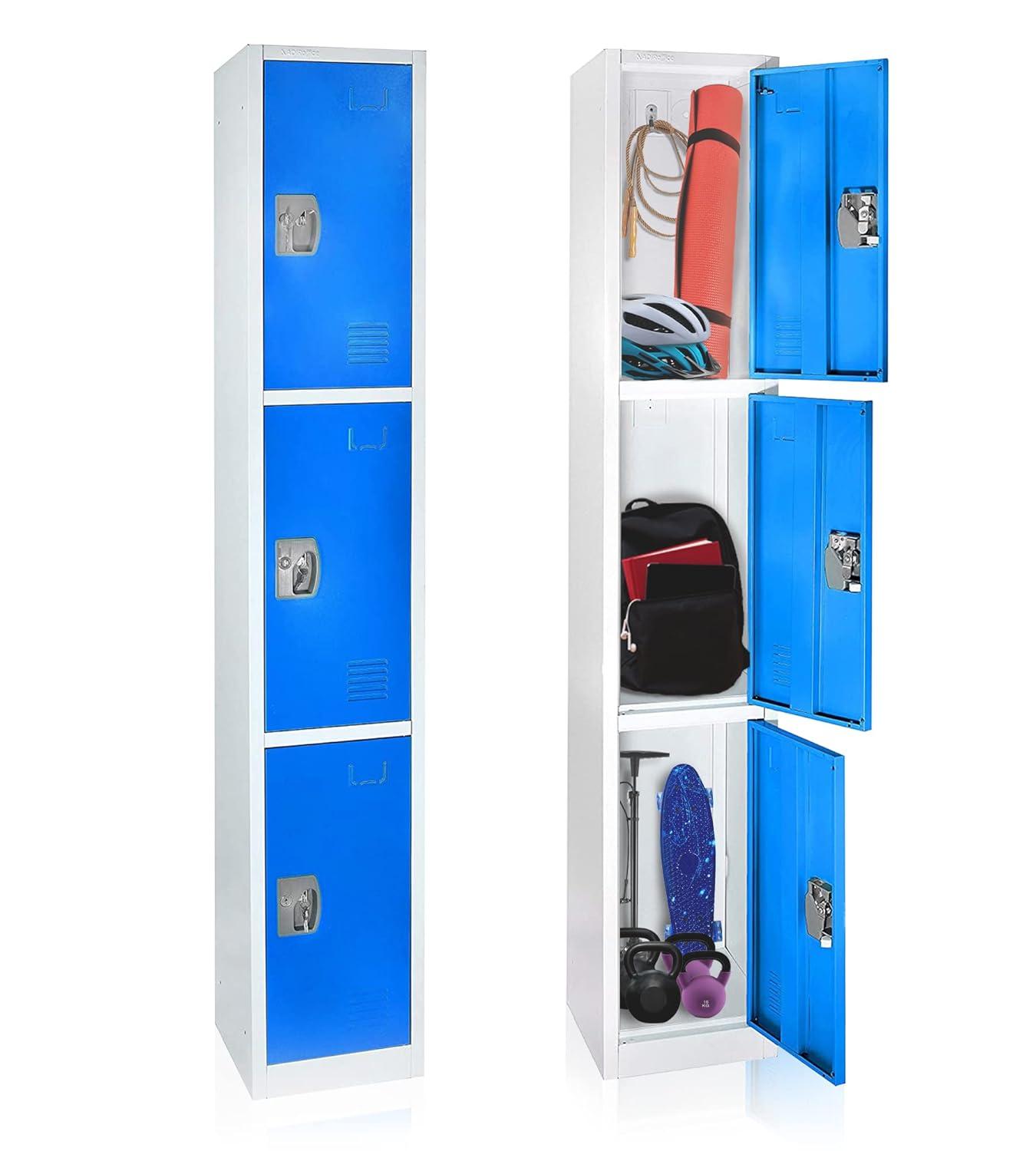AdirOffice 3 - Tier 3 - Sections 12" Wide Storage Locker