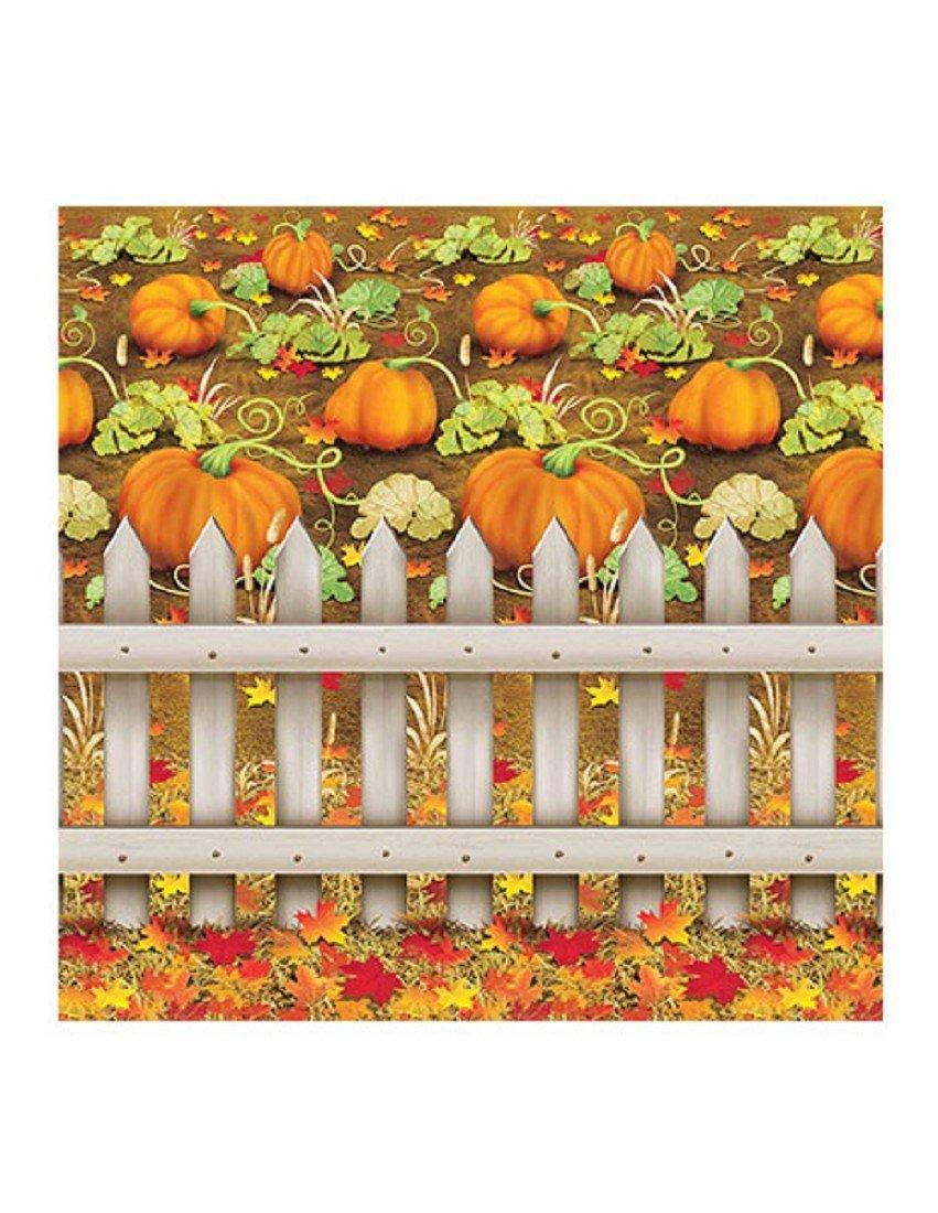 Beistle 4' x 30' Pumpkin Patch Backdrop 90023