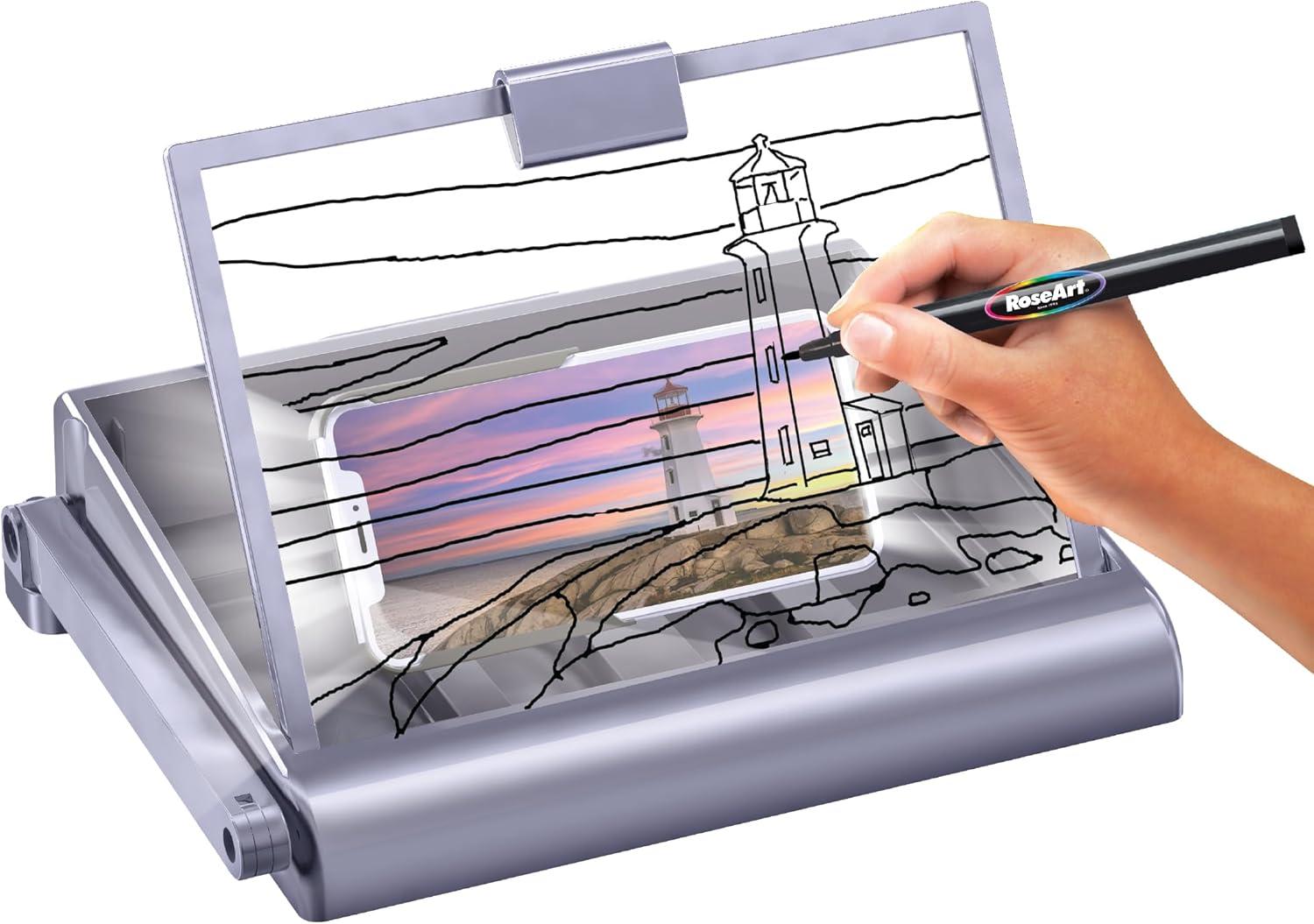 Cra-Z-Art 2-in-1 Visual Art Tracing Desk with Phone Holder