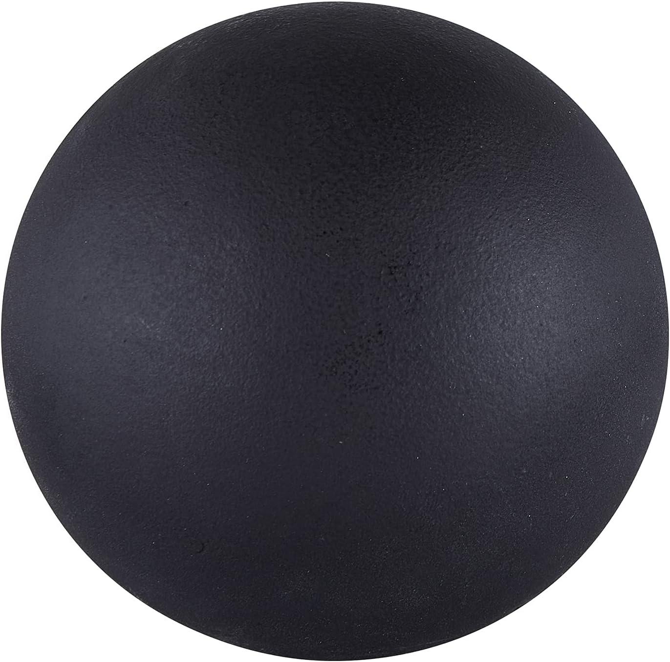 Matte Black 3" Decorative Glass Ball Set