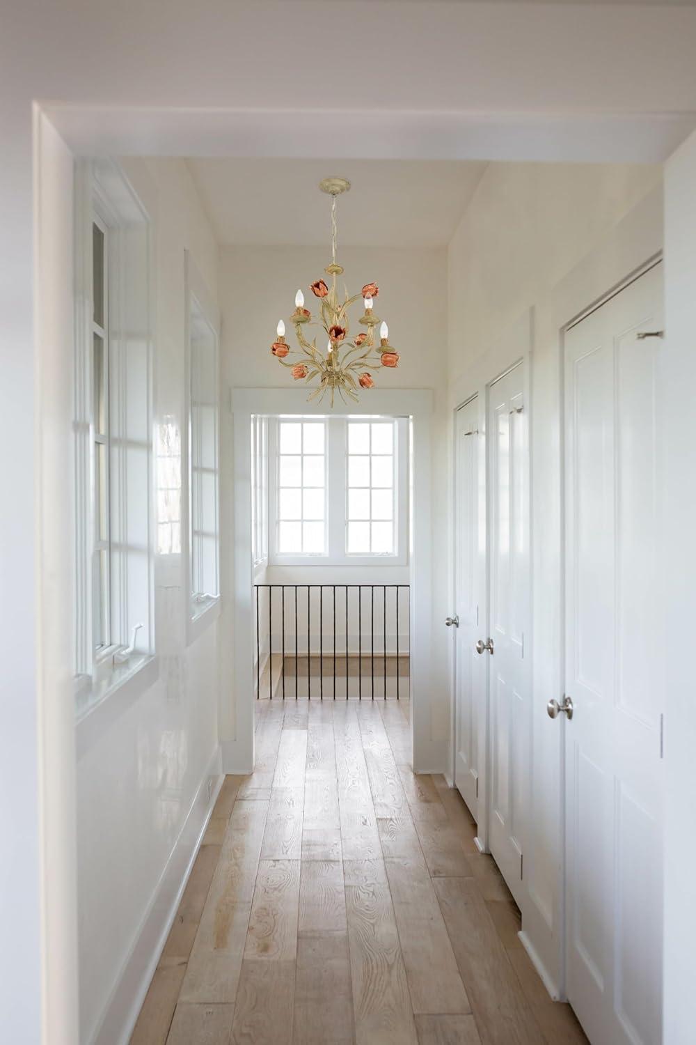 Crystorama Lighting Southport 5 - Light Chandelier in Sage Rose