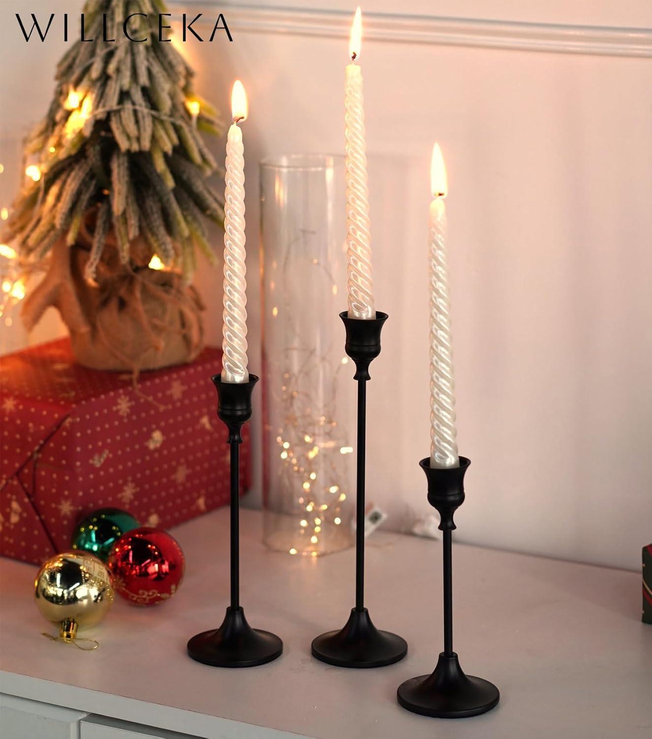 9.3'' H Metal Tabletop Candlestick