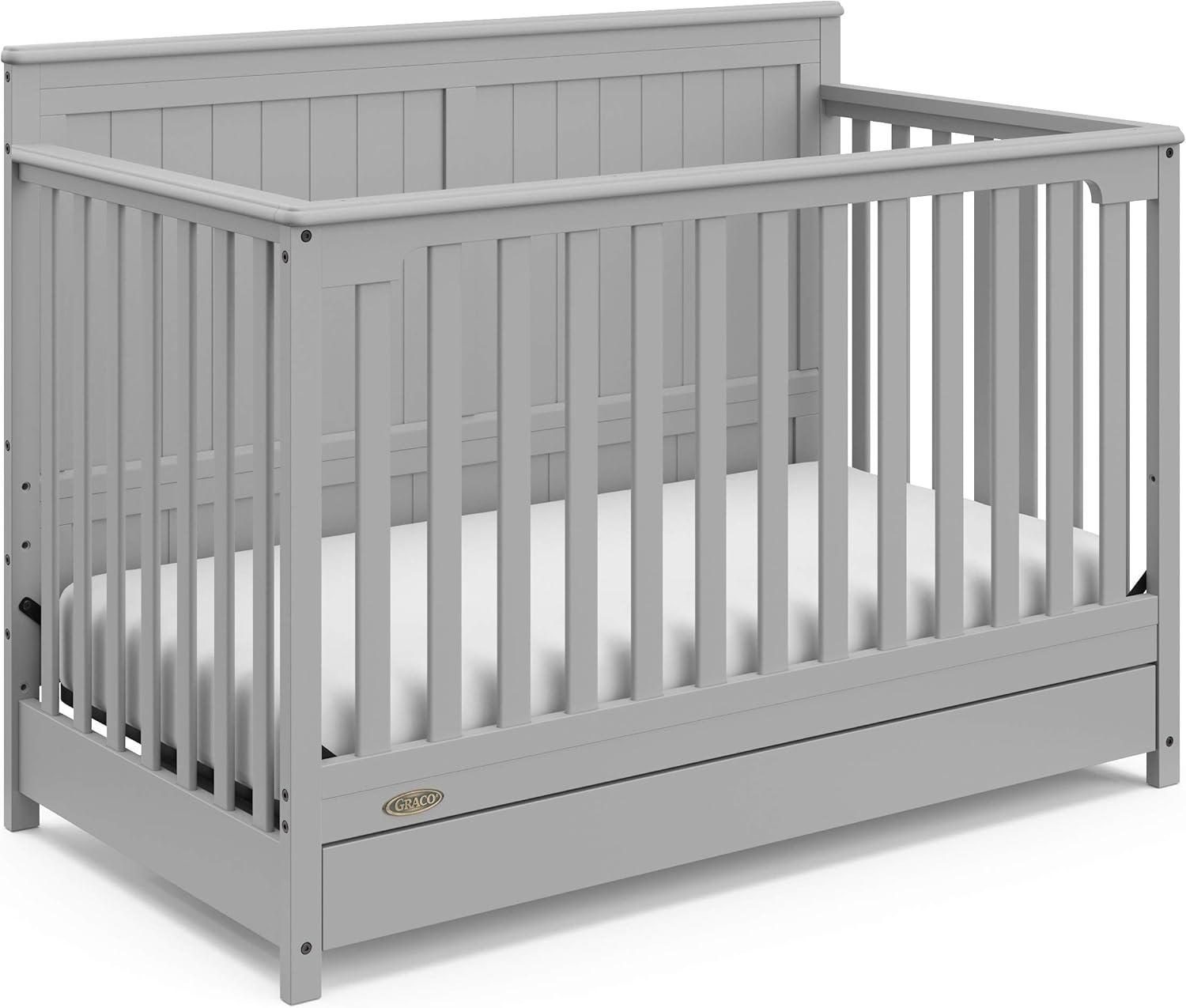 Graco Hadley 5-in-1 Convertible Crib with Drawer