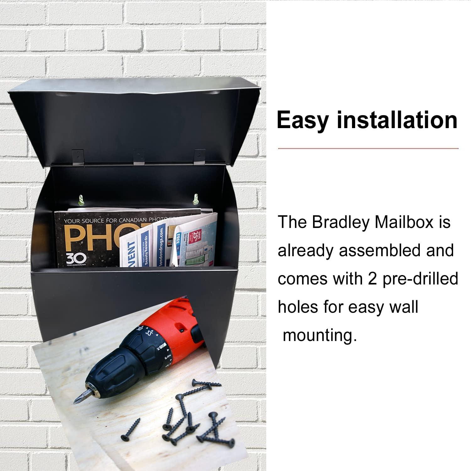 Bradley Wall Mounted Mailbox