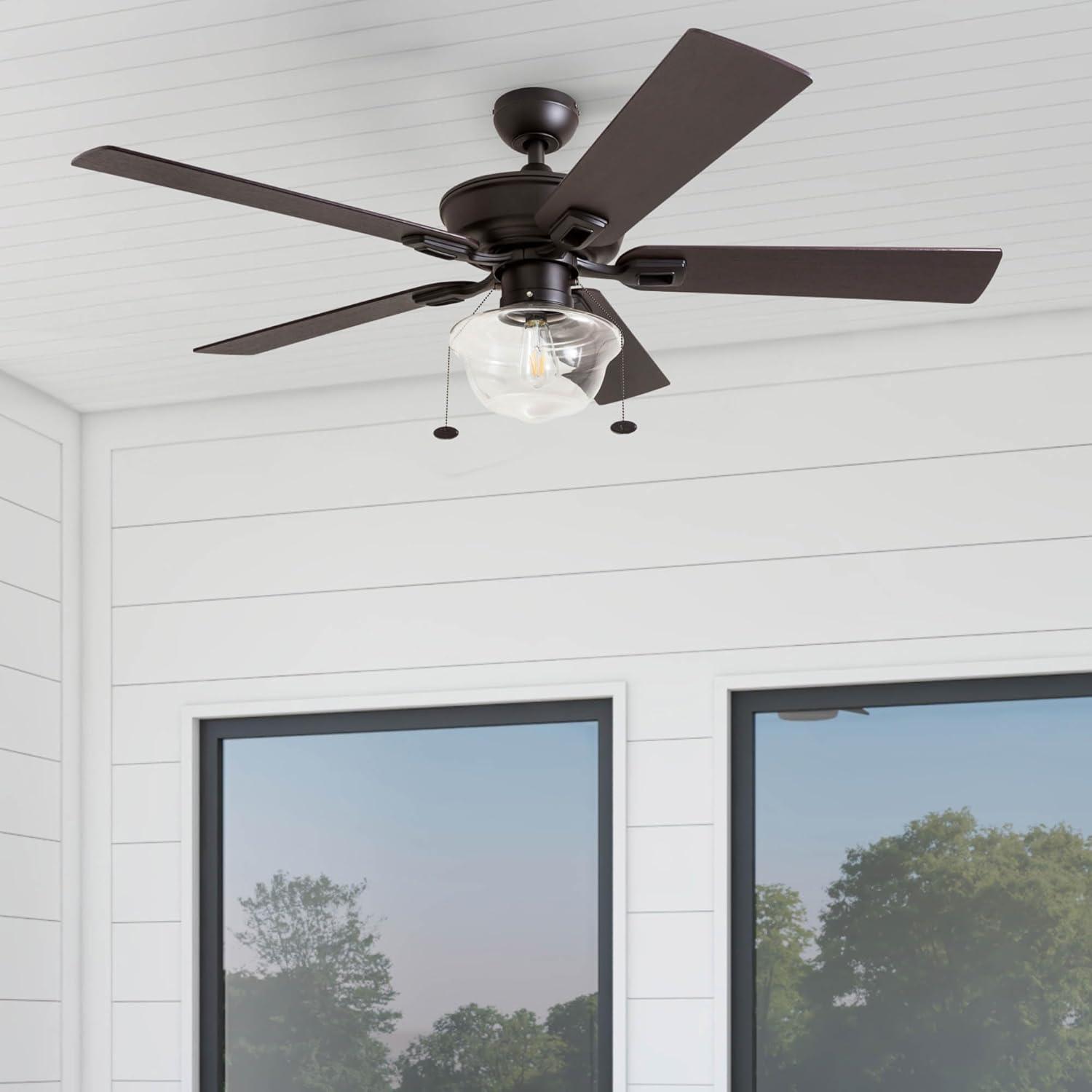 Prominence Home 52" Abner Indoor/Outdoor Bronze Ceiling Fan