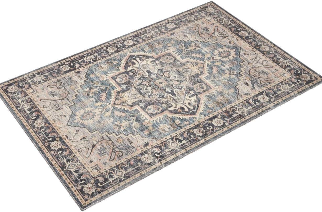 Loloi II Hathaway Printed Oriental Navy / Multi Area Rug