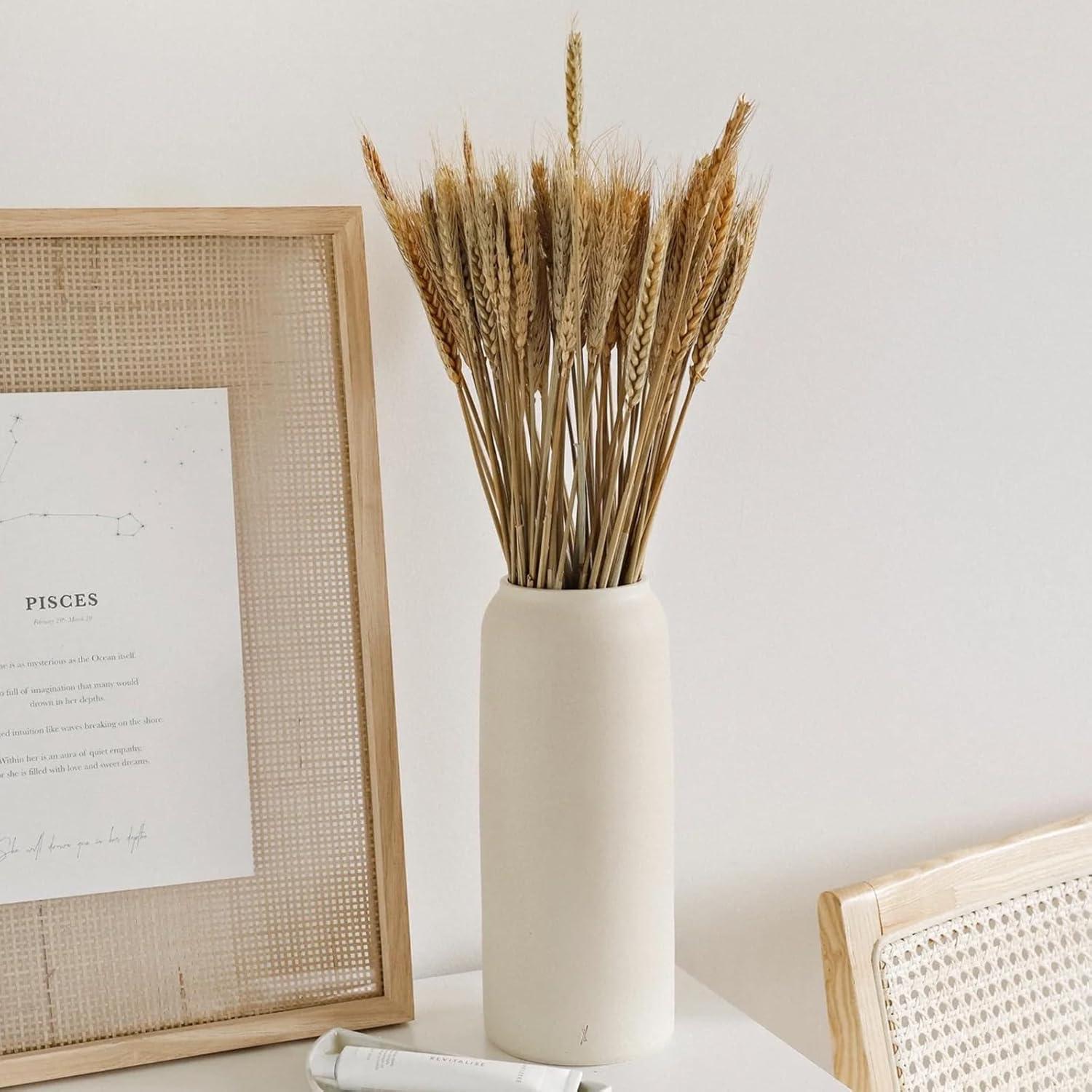 Ophelia & Co. 500PCS Dried Flowers Dried Wheat Stalks for Decor for Home DIY Design Table Centerpieces | Wayfair