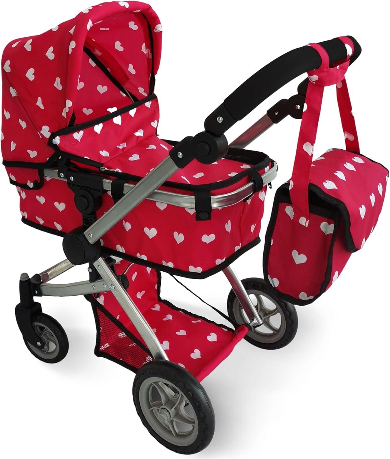 The New York Doll Collection Convertible Combo Baby Doll Stroller