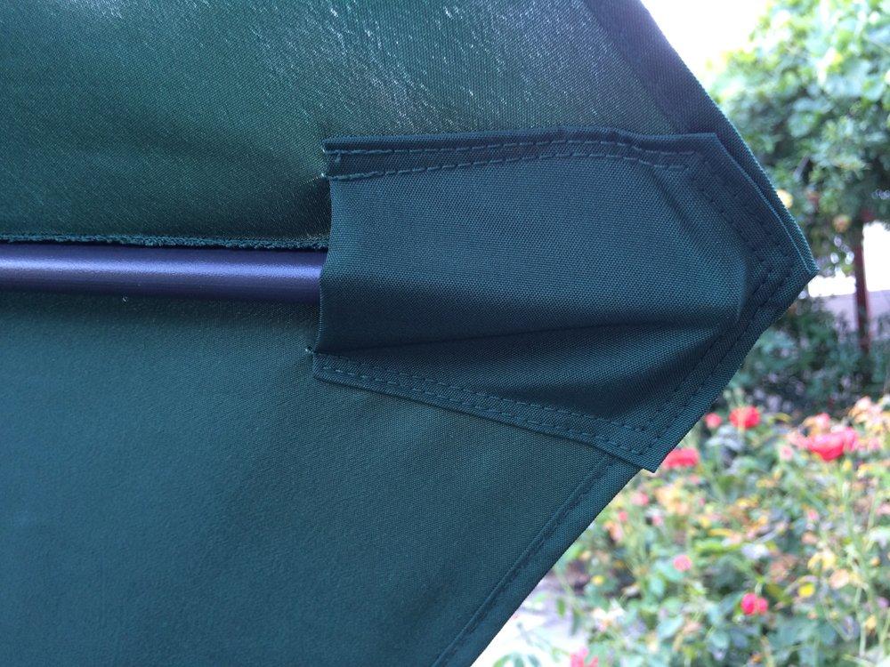 10ft 6 ribs Replacement GREEN STRONG AND THICK Umbrella Canopy (Canopy Only) GREEN-106