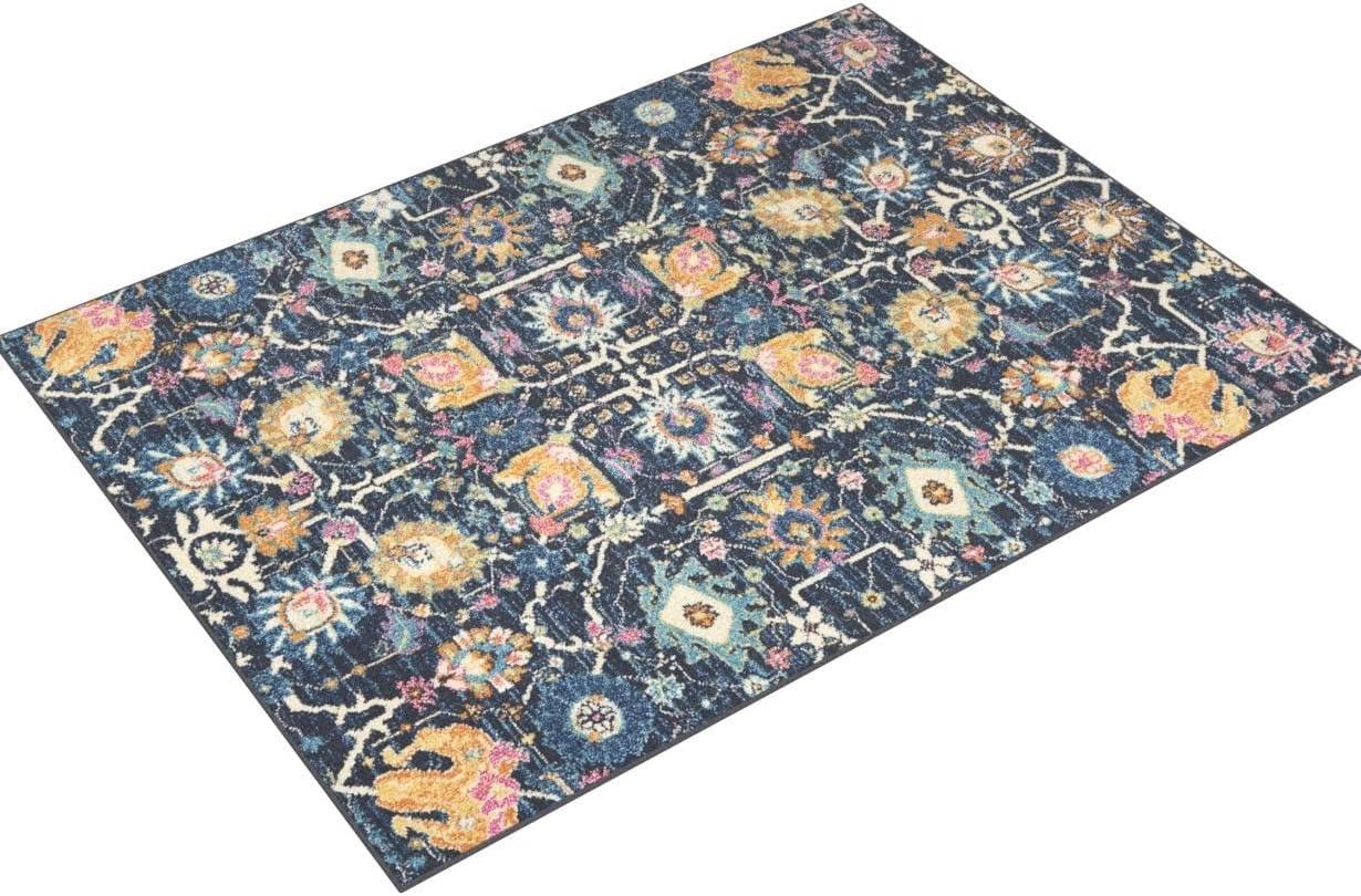 Nourison Passion Bohemian Indoor Rug Navy 5'3" x 7'3"