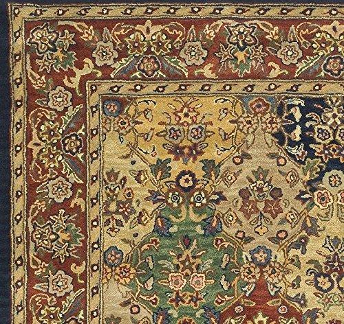 Heritage HG911 Hand Tufted Area Rug - Multi/Burgundy - 8'x10' - Safavieh.
