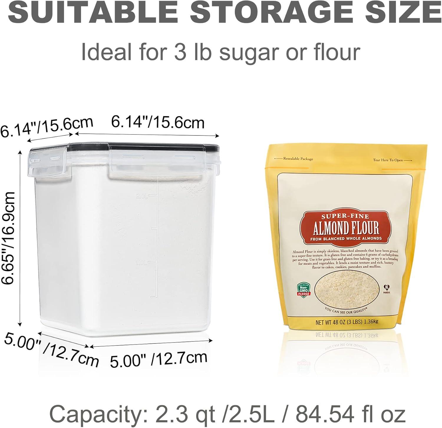 Medium Food Storage Containers  2.5L /84.5Oz