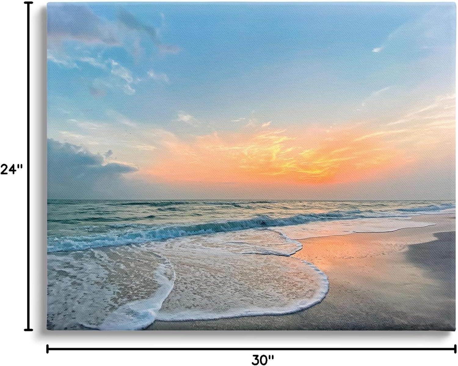Stupell Industries " Layered Beach Foam Sunrise " by Mary Lou Photography