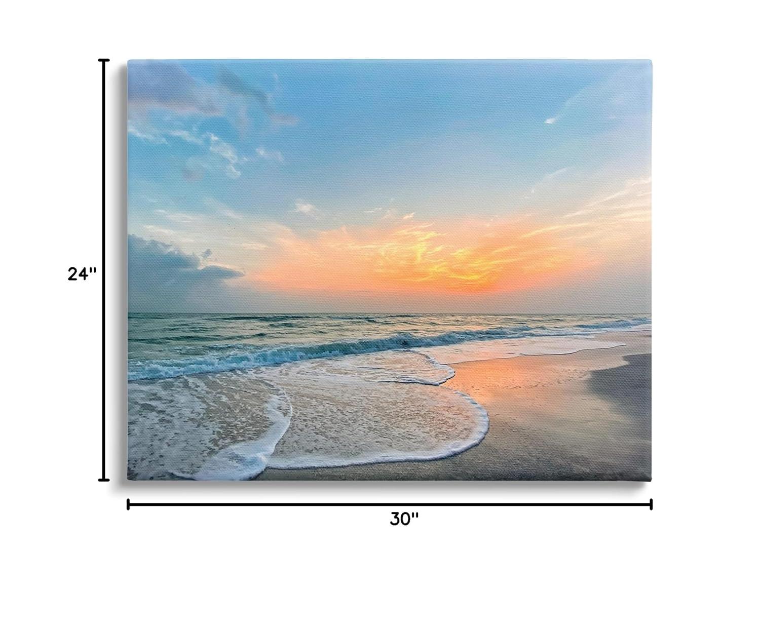 Stupell Industries " Layered Beach Foam Sunrise " by Mary Lou Photography